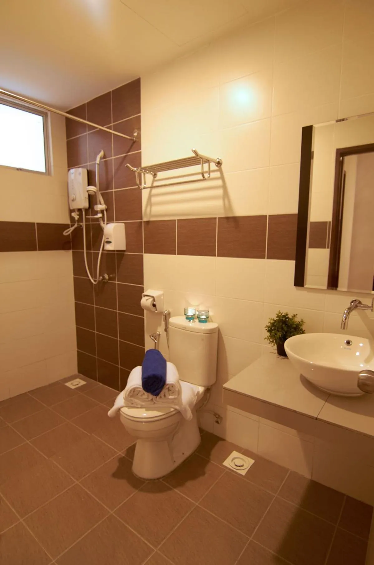 Shower in CT Homestay at Lagoon Park Resort