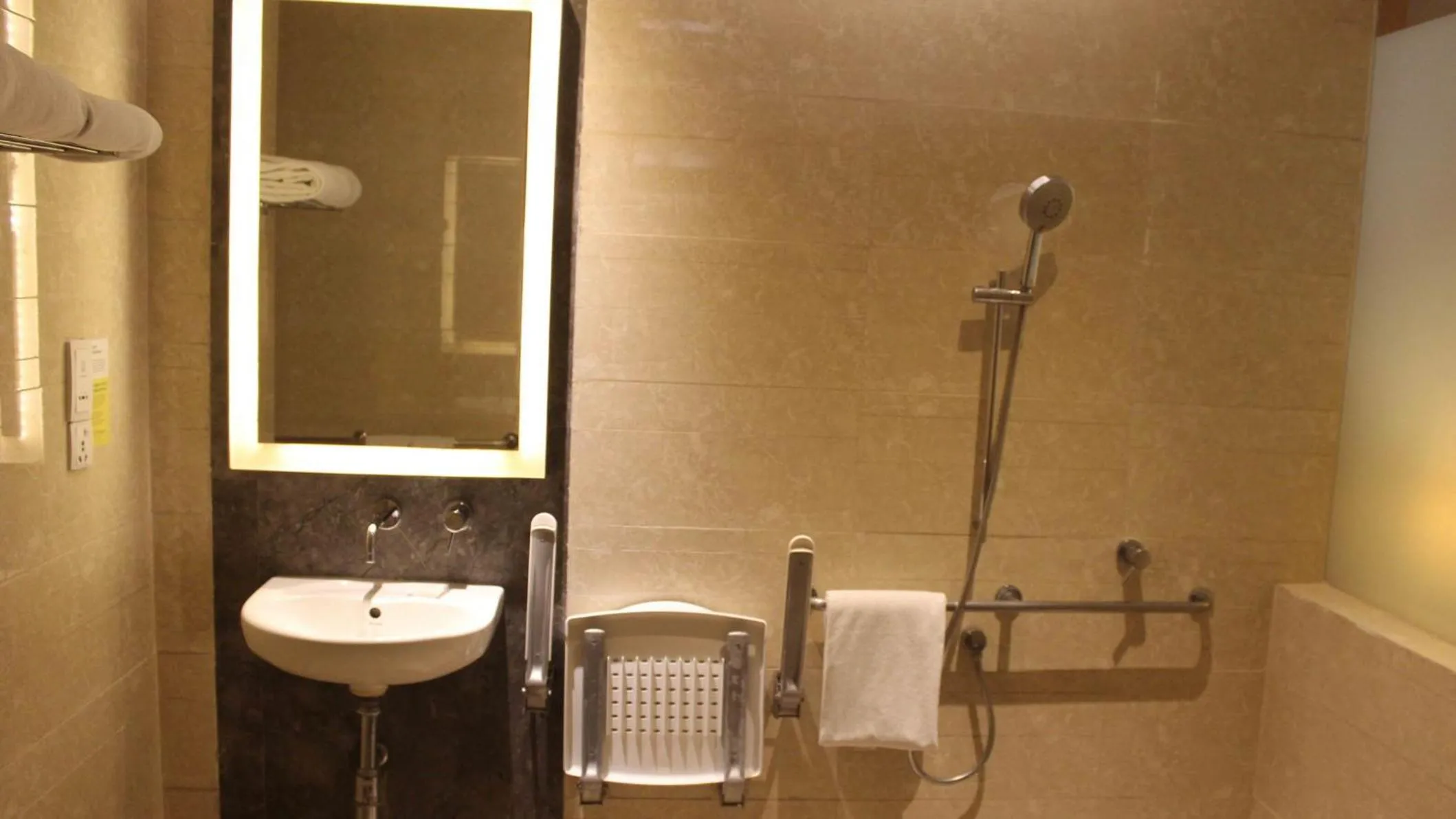 Bathroom in Holiday Inn New Delhi Mayur Vihar Noida by IHG
