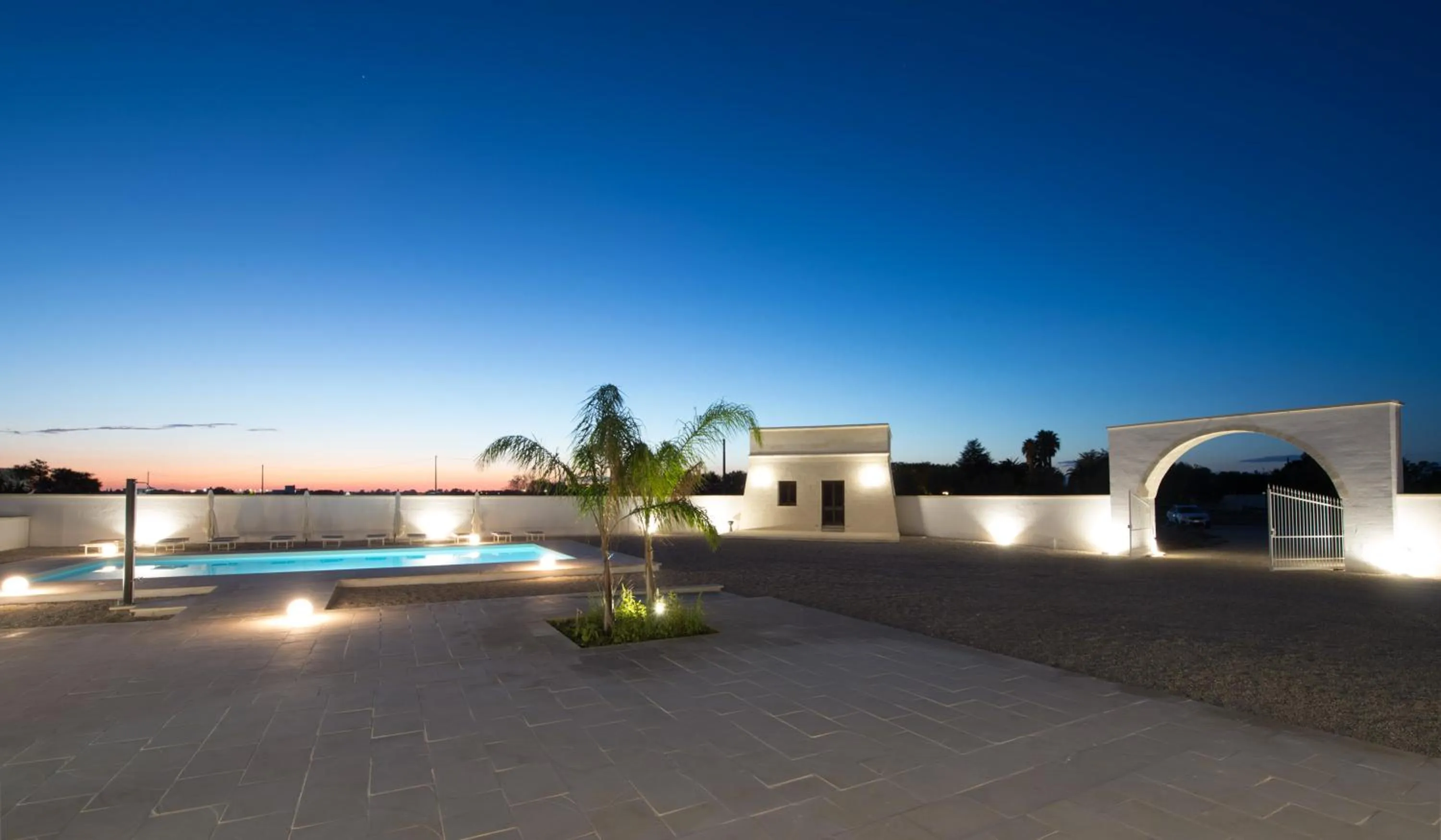 Bird's eye view in Villa Lupia