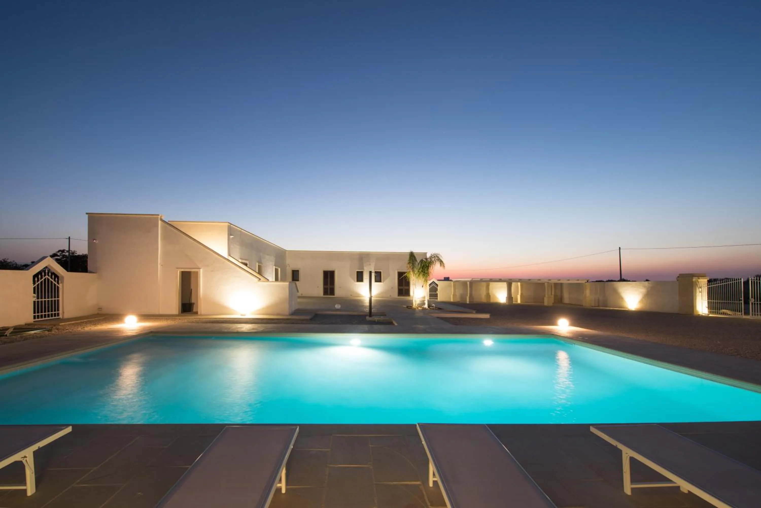 Swimming pool in Villa Lupia