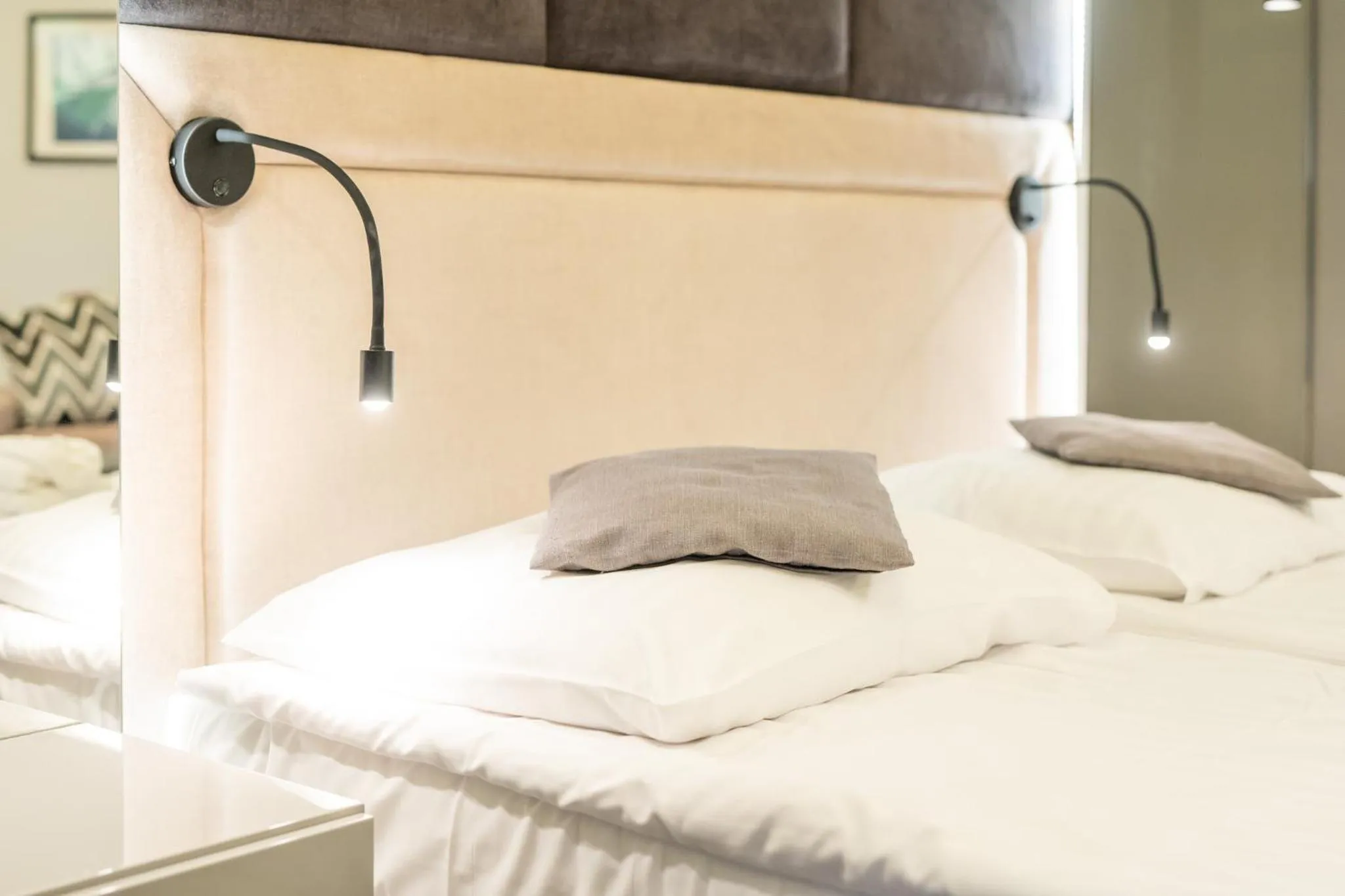 Bed in SeaPark Hotel Wellness & Spa