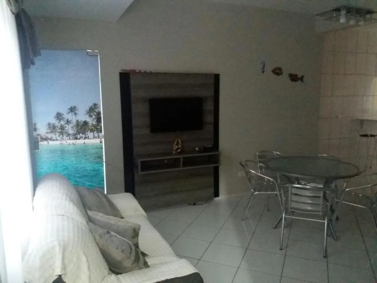 Living room in Apartamento Guaratuba