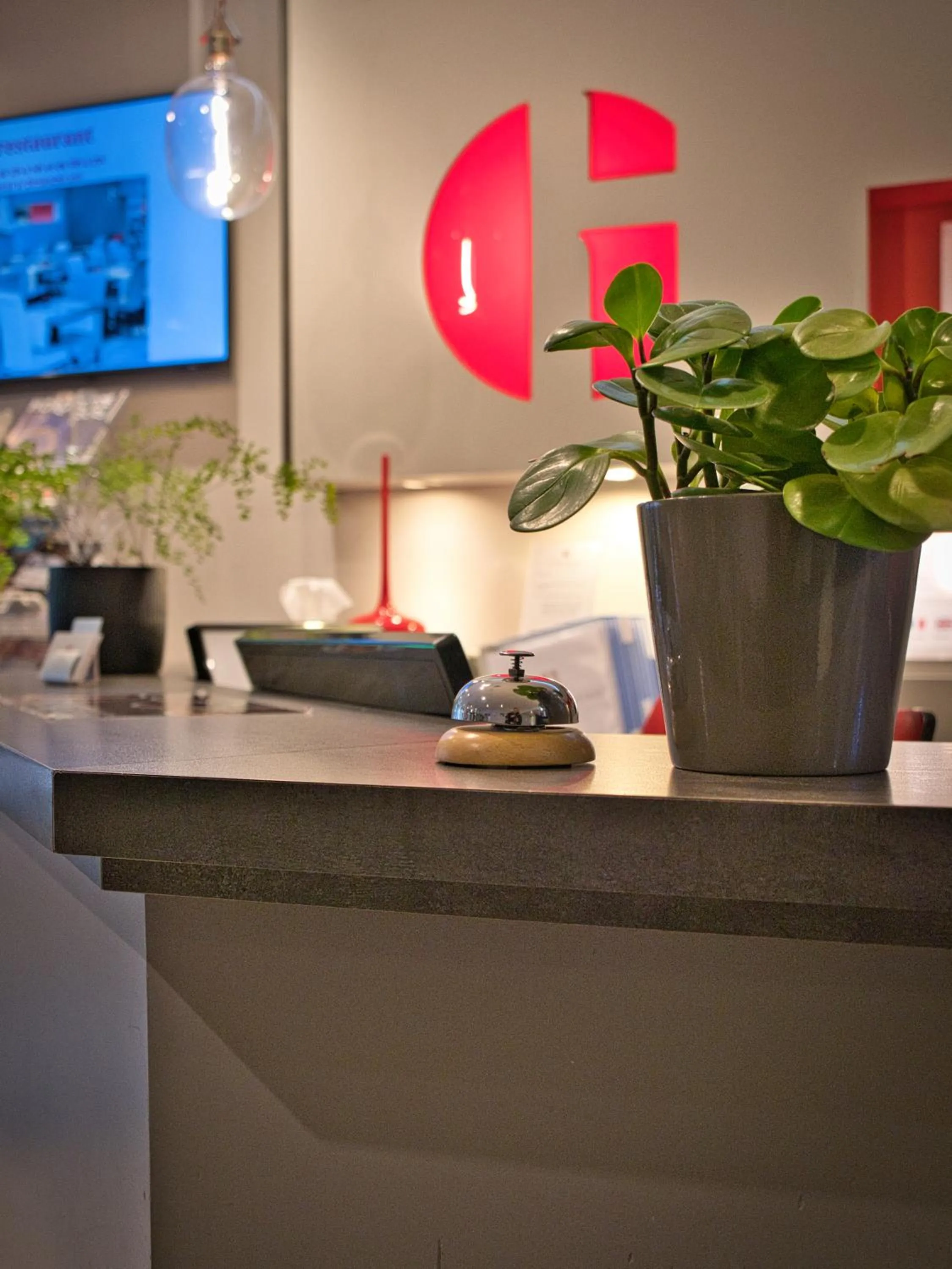 Lobby or reception in La Table de Gustave