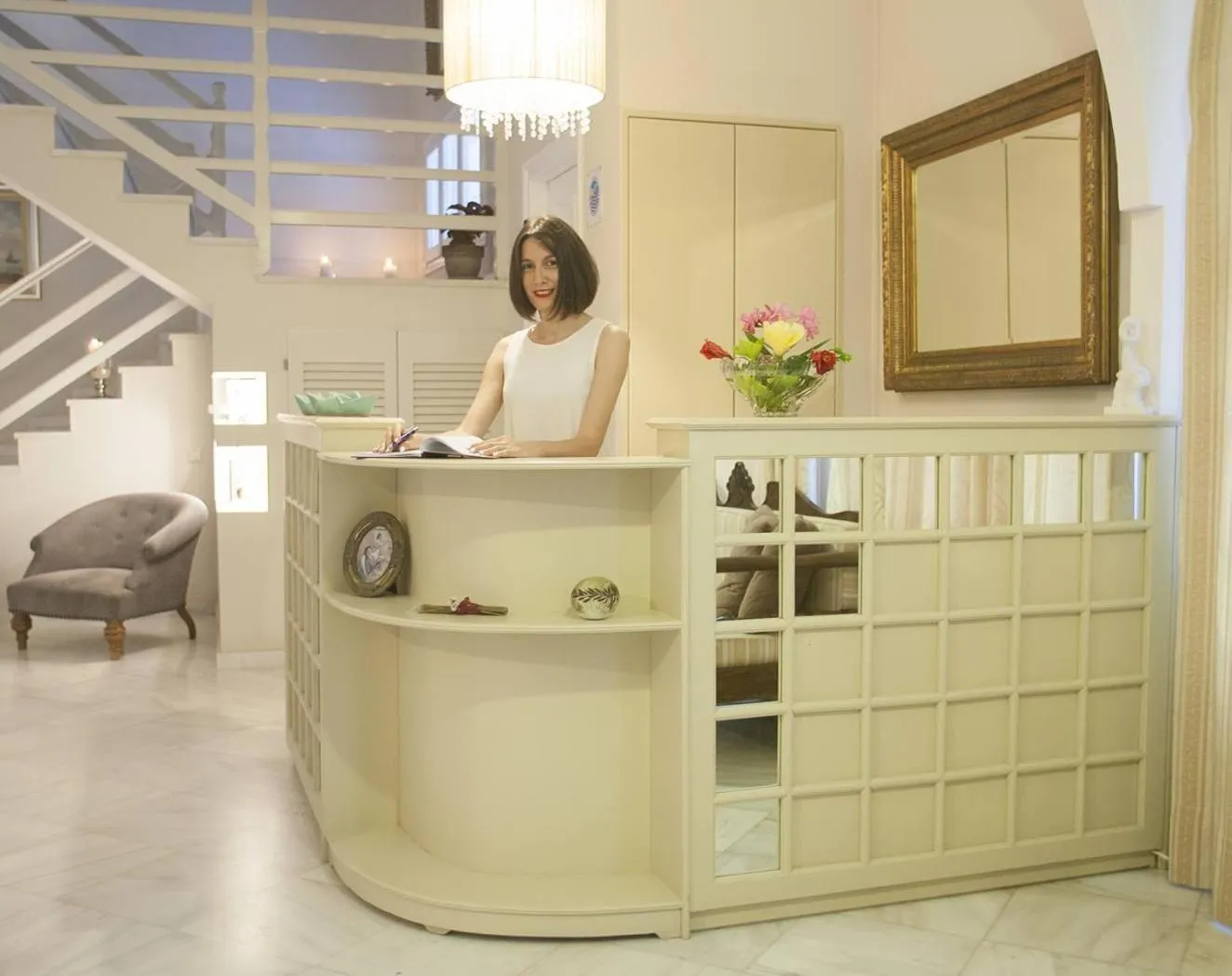 Lobby or reception in Doukissa