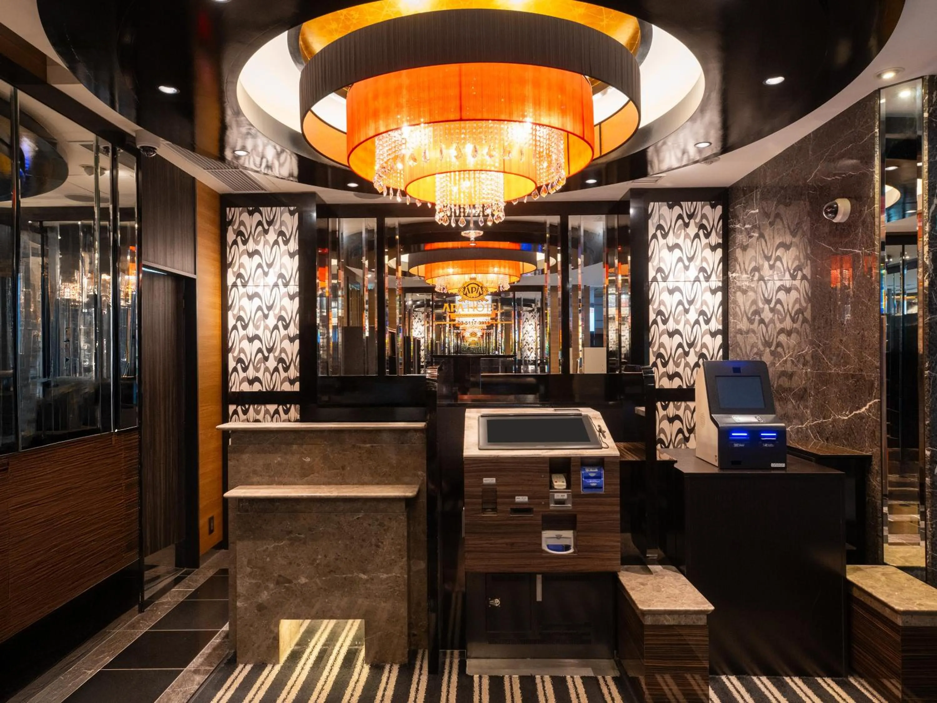 Lobby or reception in APA Hotel Hatchobori Shintomicho