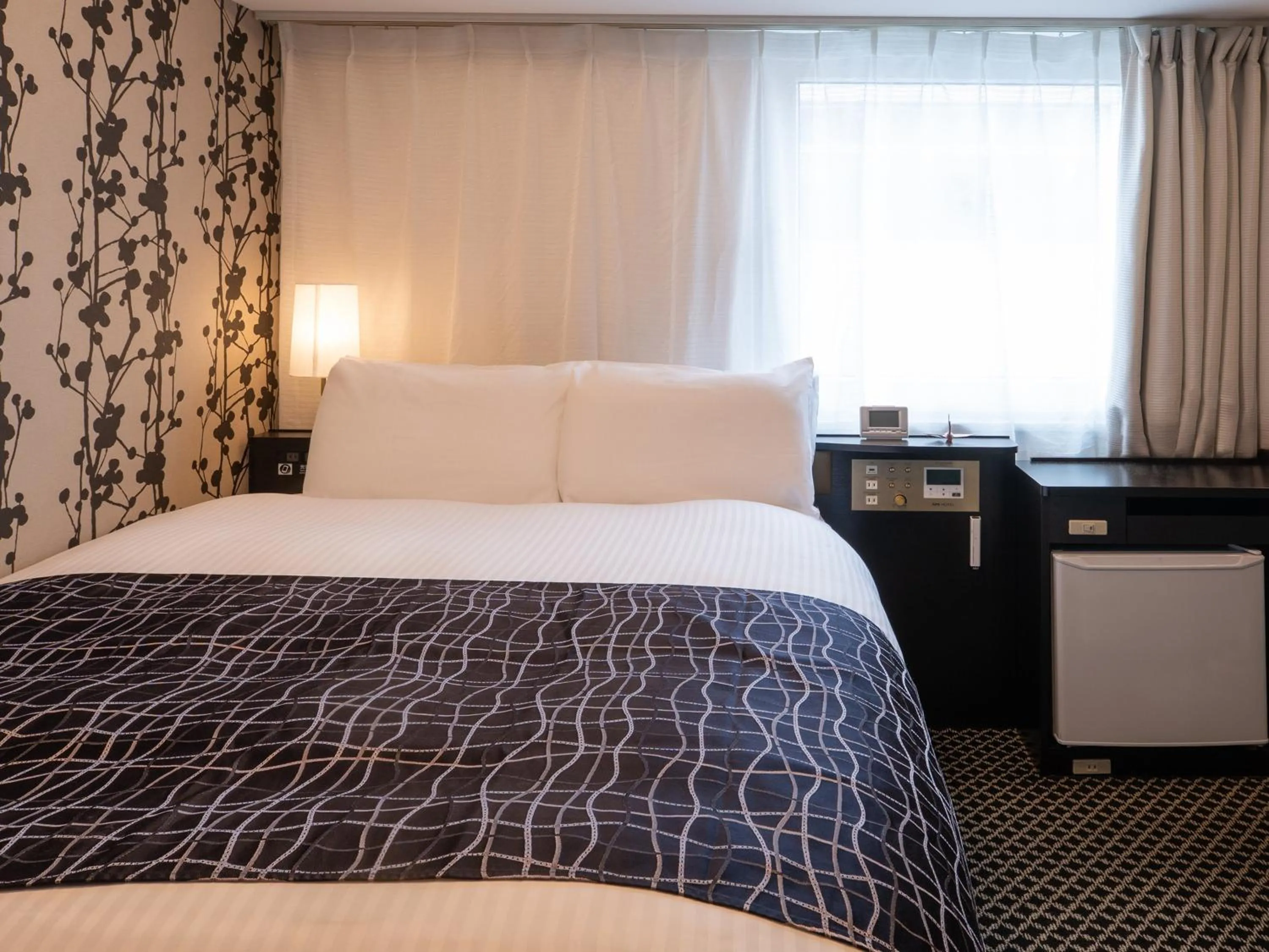 Photo of the whole room, Bed in APA Hotel Hatchobori Shintomicho