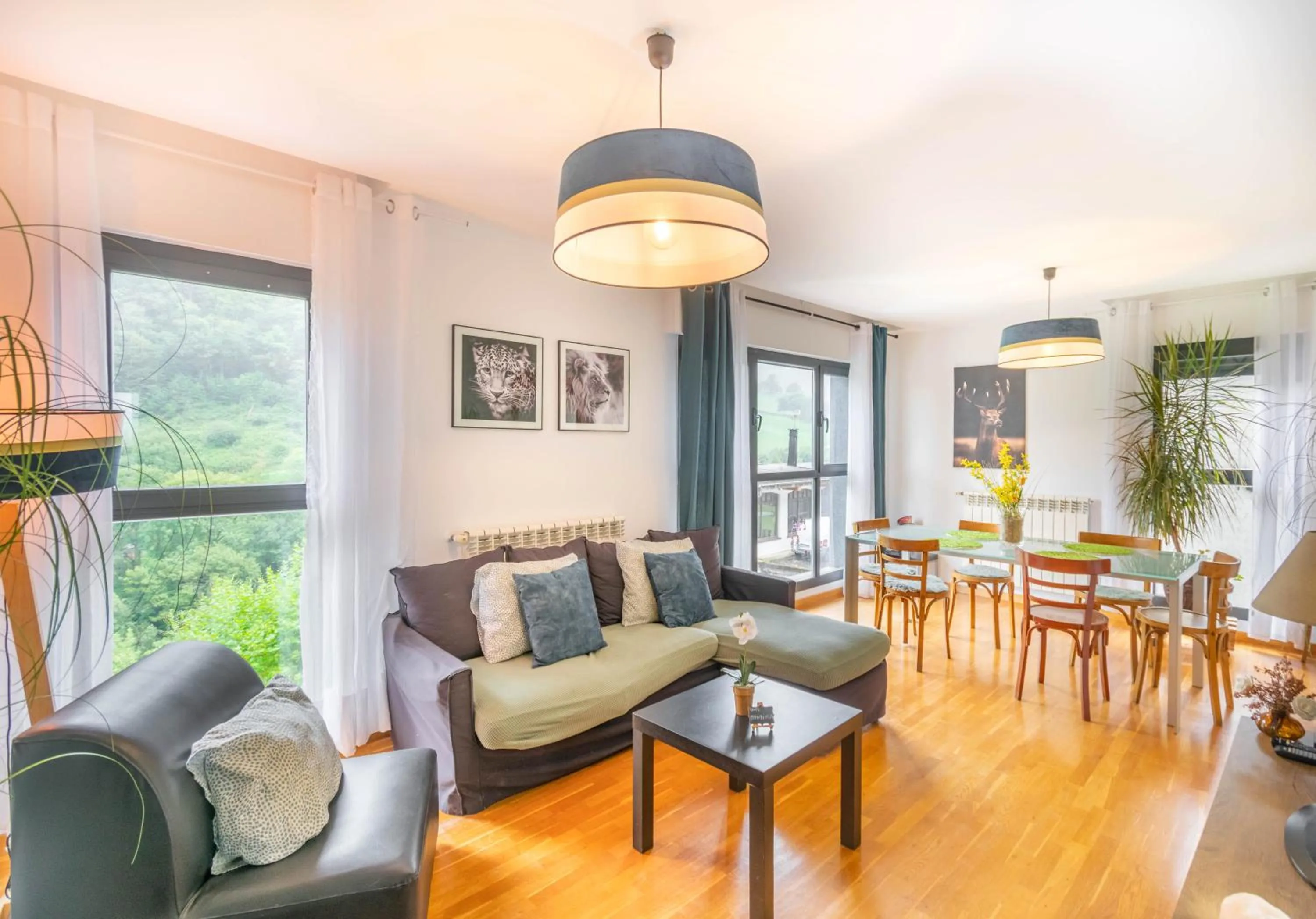 Communal lounge/ TV room in Casa Ferran, amplias habitaciones y apartamentos de montaña