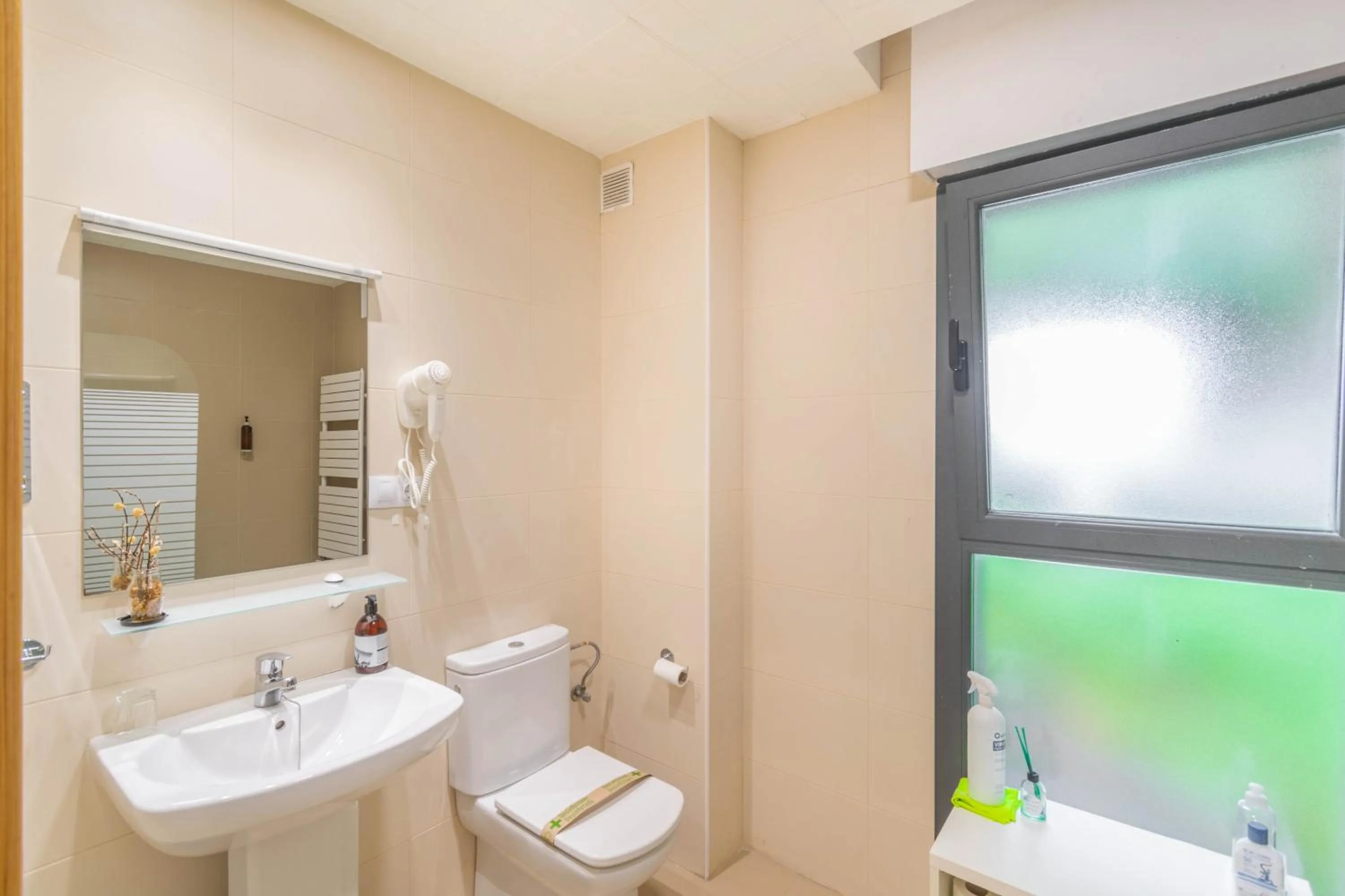 Shower in Casa Ferran, amplias habitaciones y apartamentos de montaña