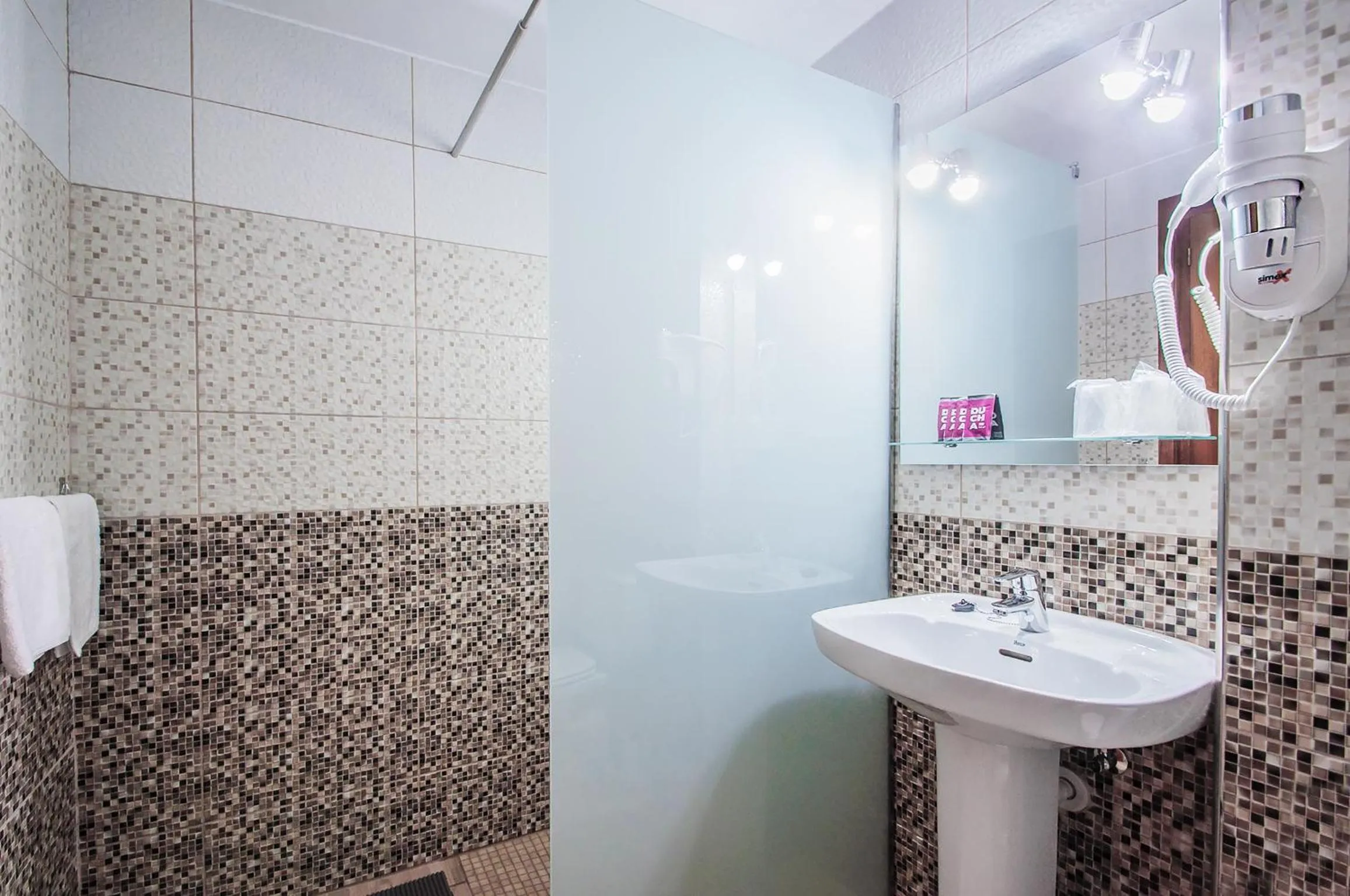 Shower in Hotel Silvia