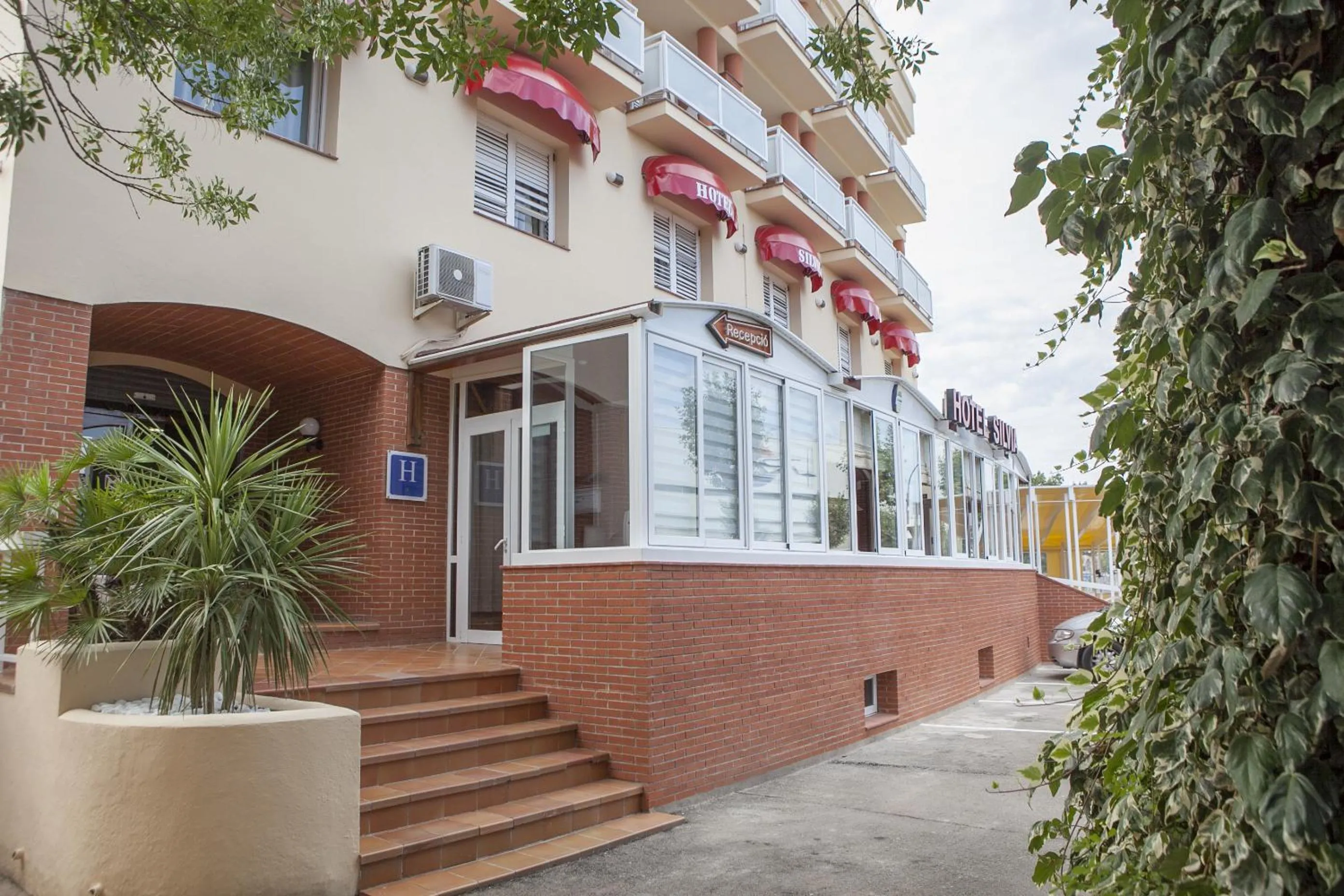 Facade/entrance in Hotel Silvia