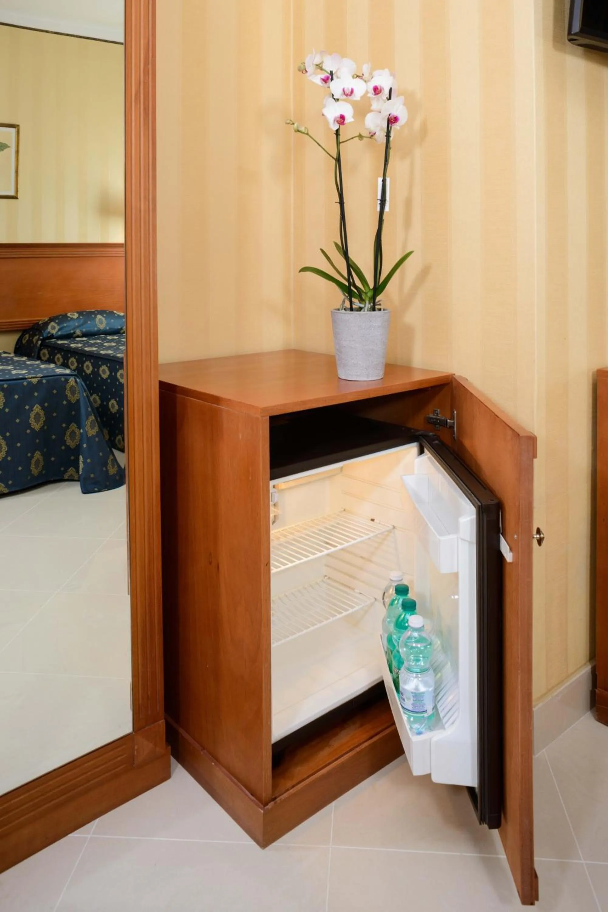 Bed in Hotel Hermitage