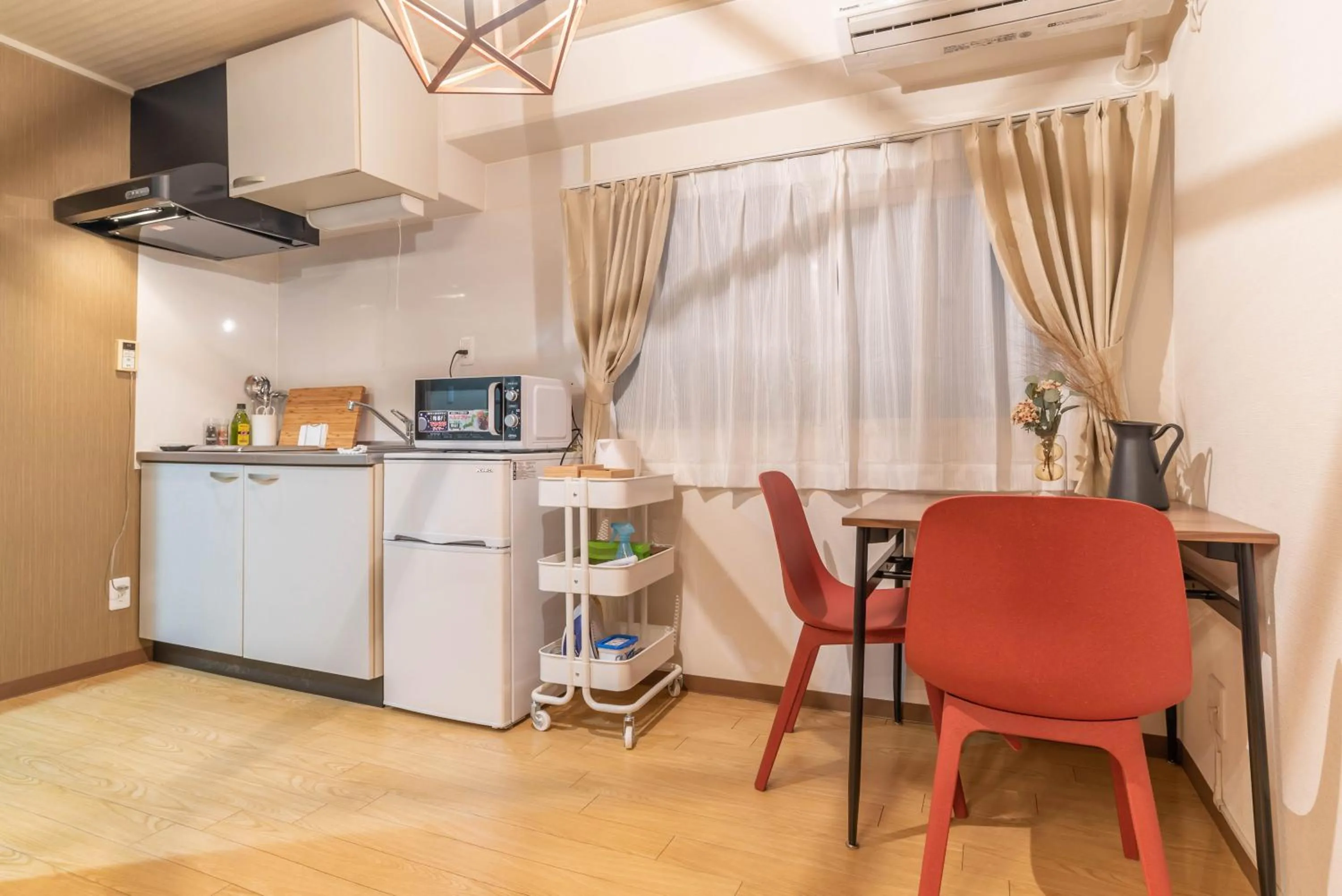 Kitchen or kitchenette in Bijou Suites Kokoro