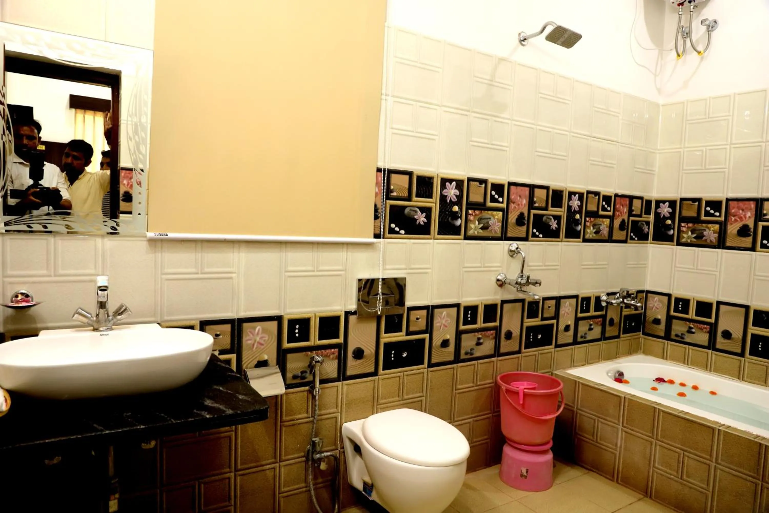 Shower in Aravali Hills Resort