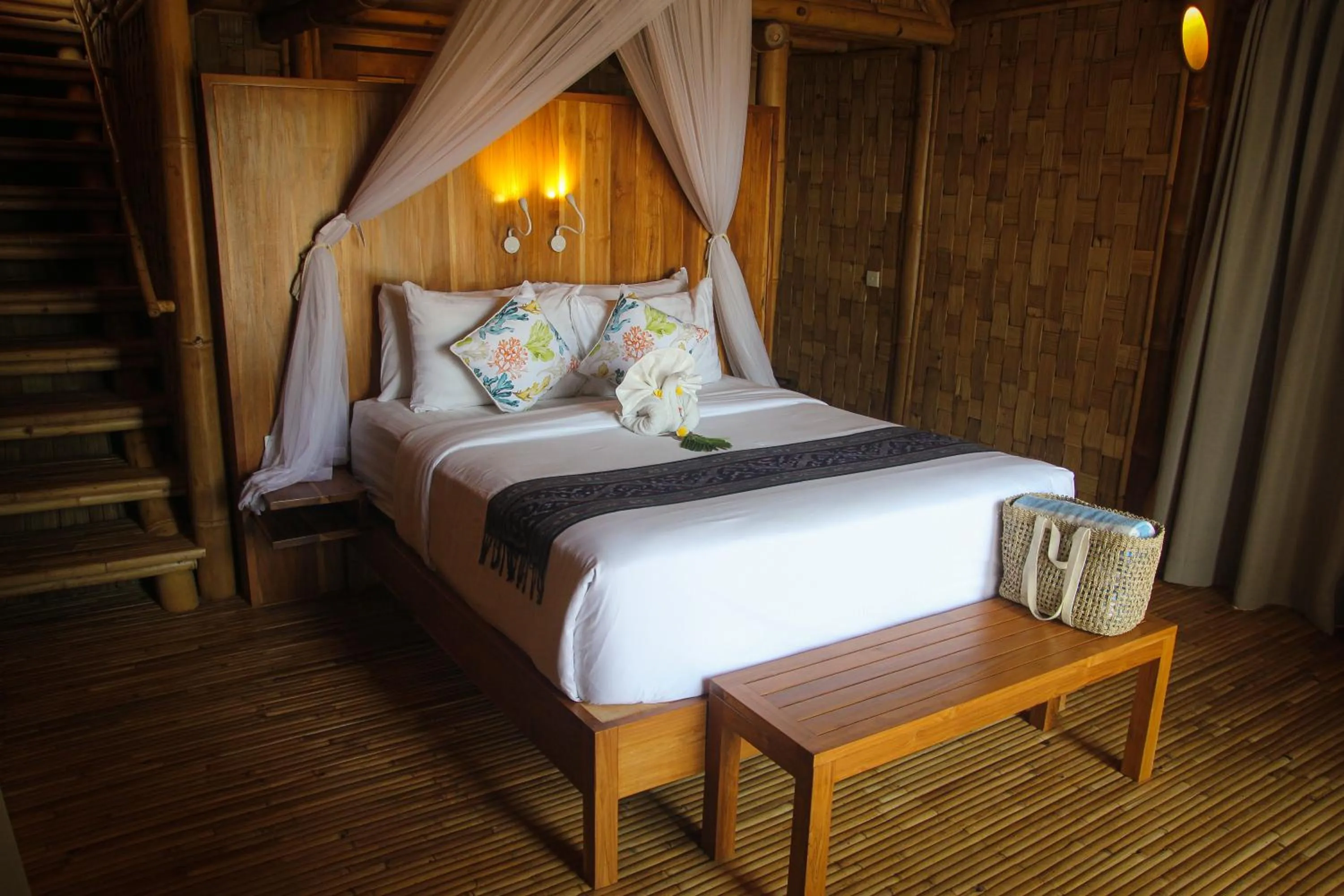 Bed in The Seraya Resort Komodo