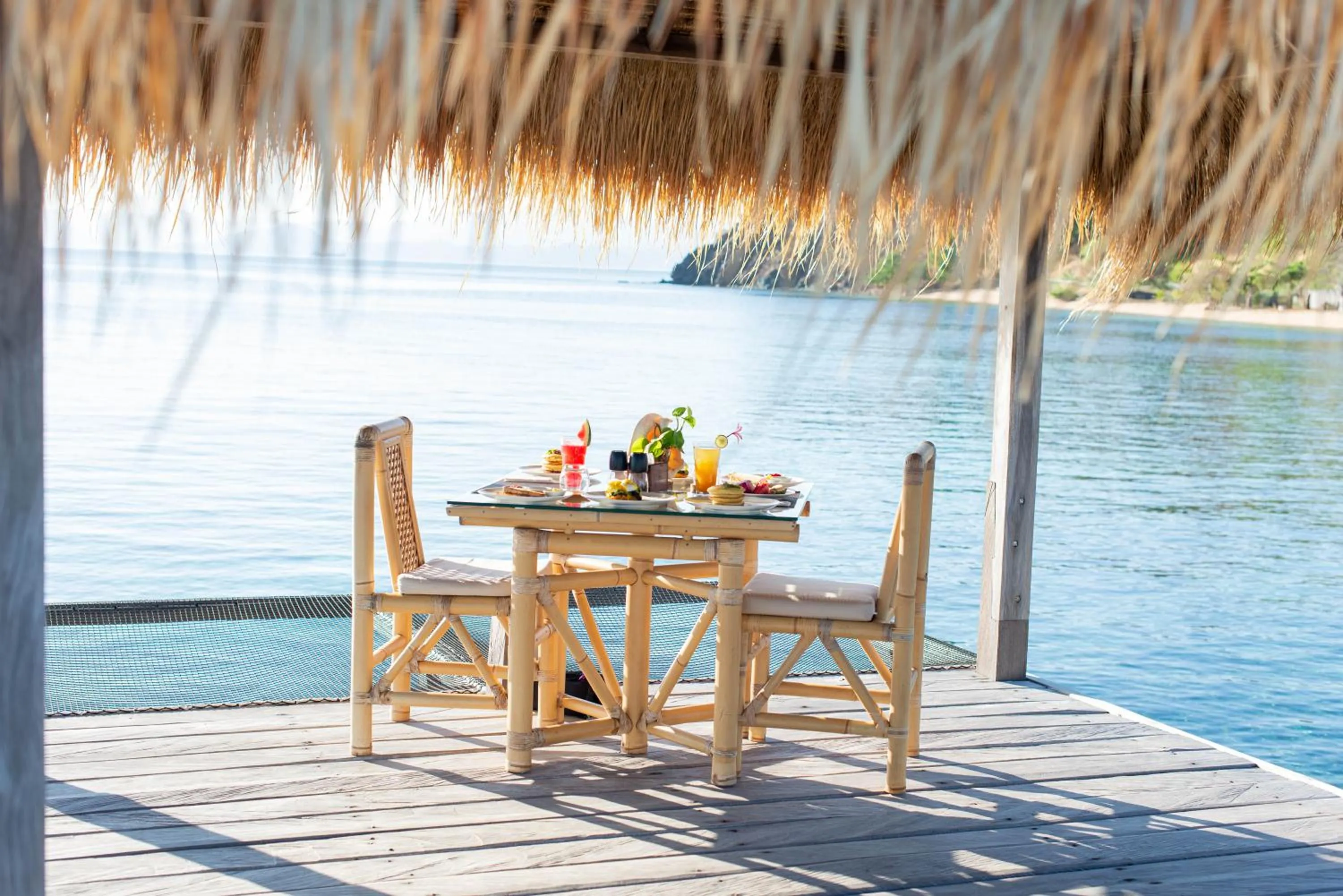 Seating area in The Seraya Resort Komodo