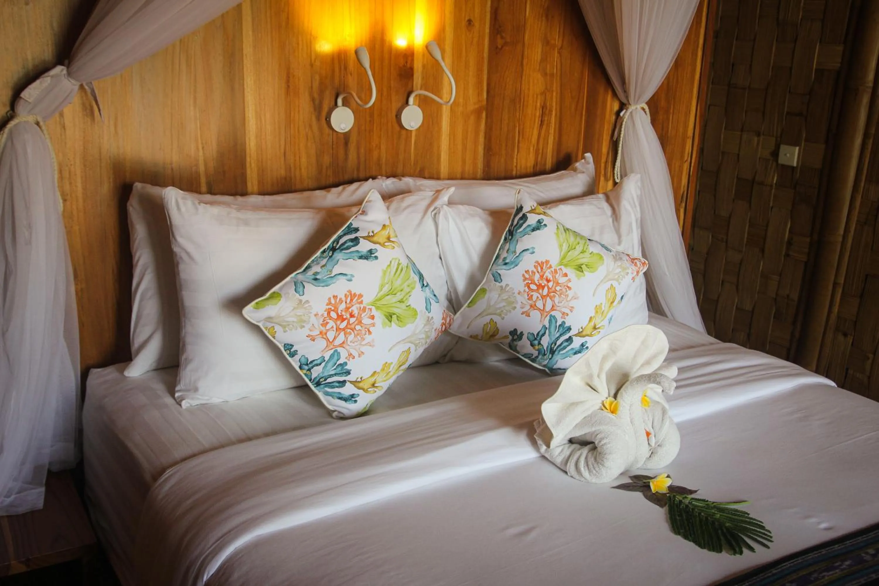 Bed in The Seraya Resort Komodo