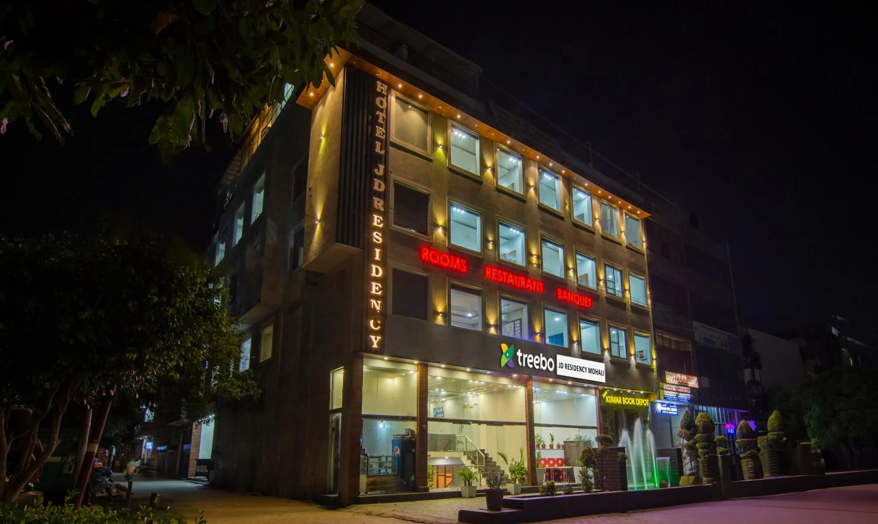 Property building in Treebo JD Residency Mohali