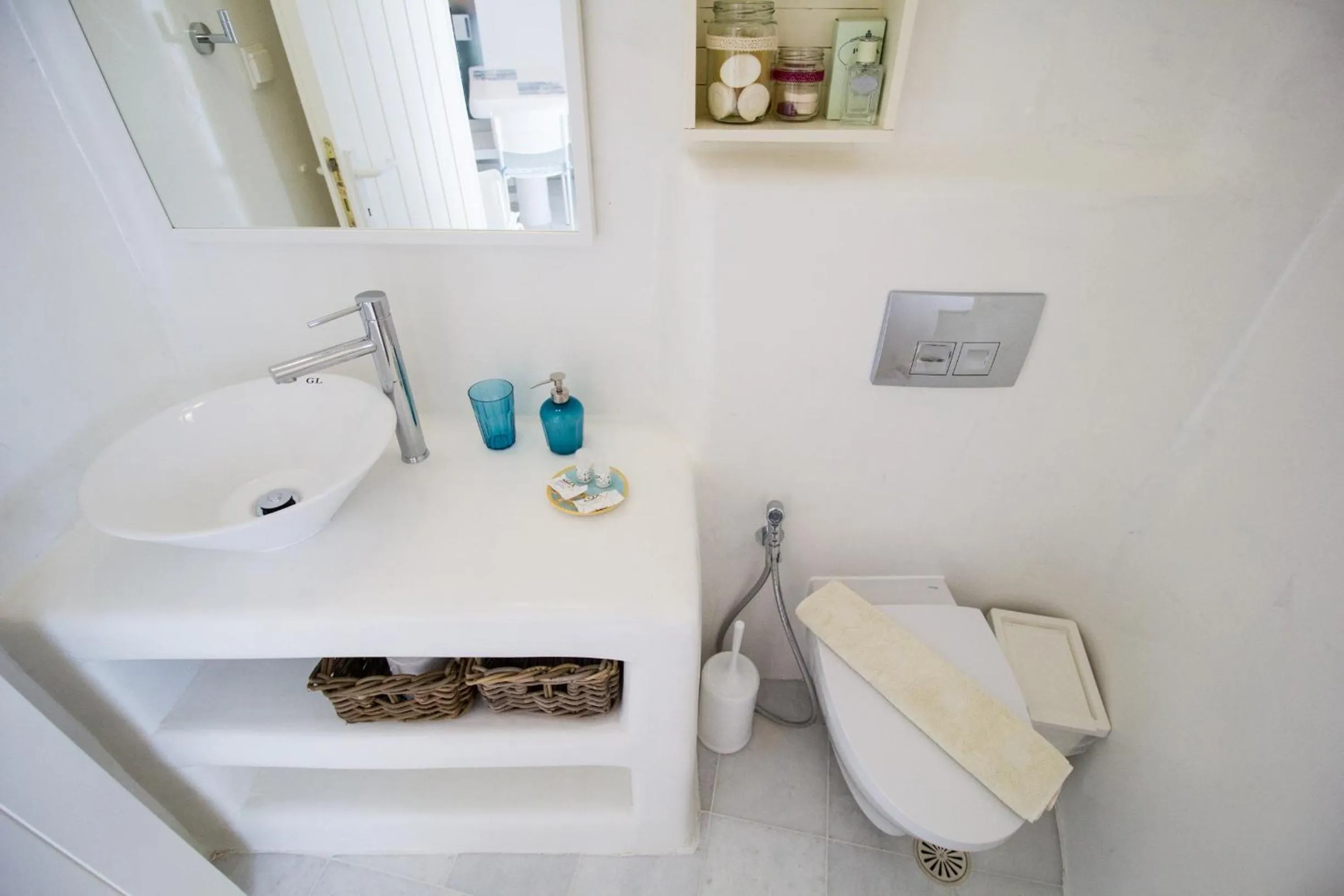 Bathroom in Aspasia Luxury Apartments