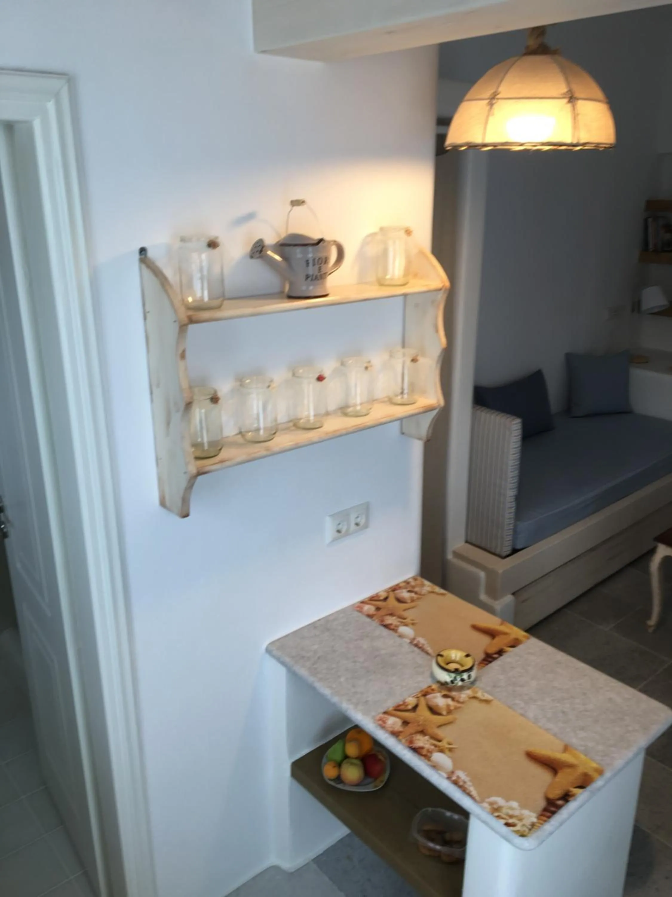 Decorative detail in Aspasia Luxury Apartments