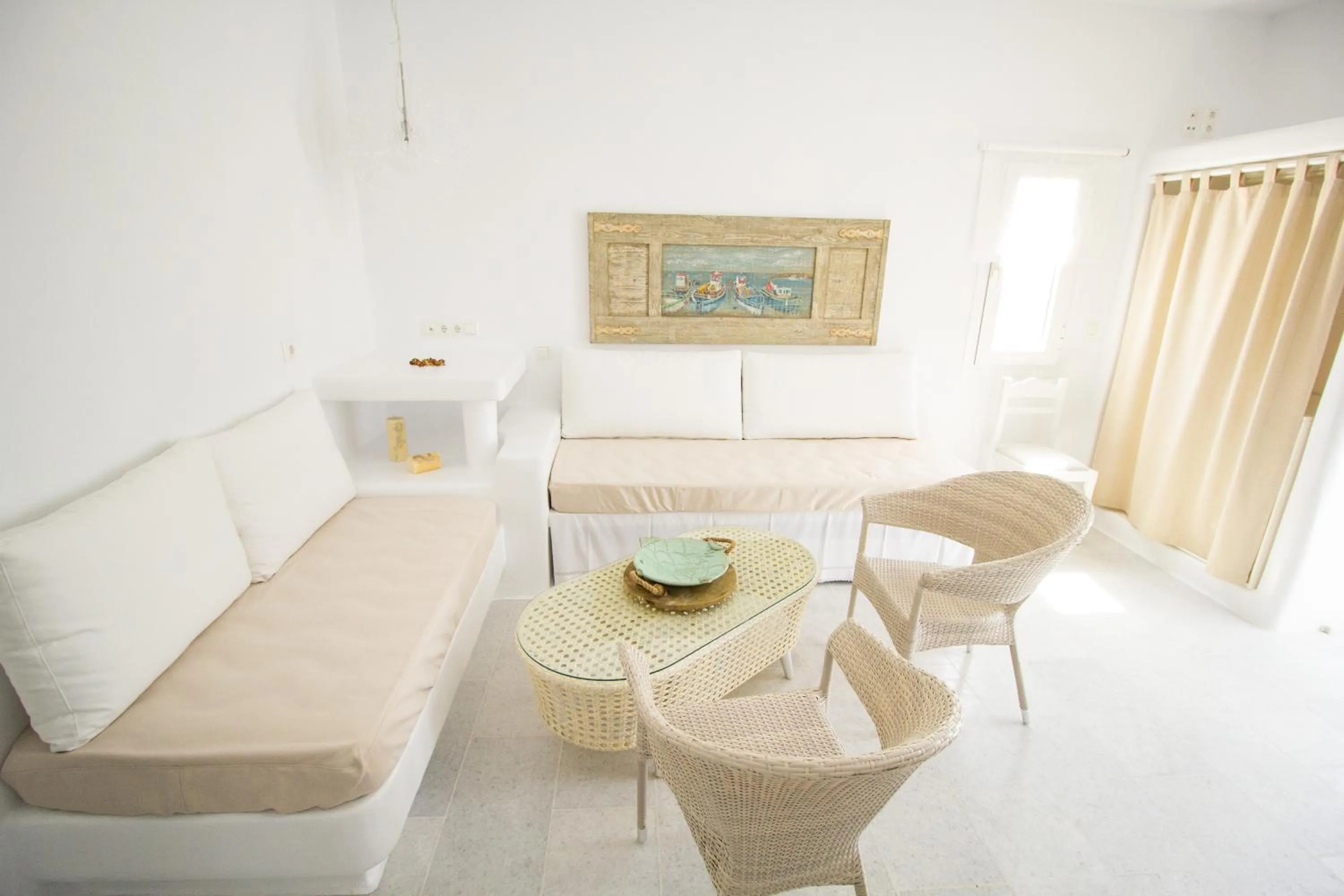 Living room in Aspasia Luxury Apartments