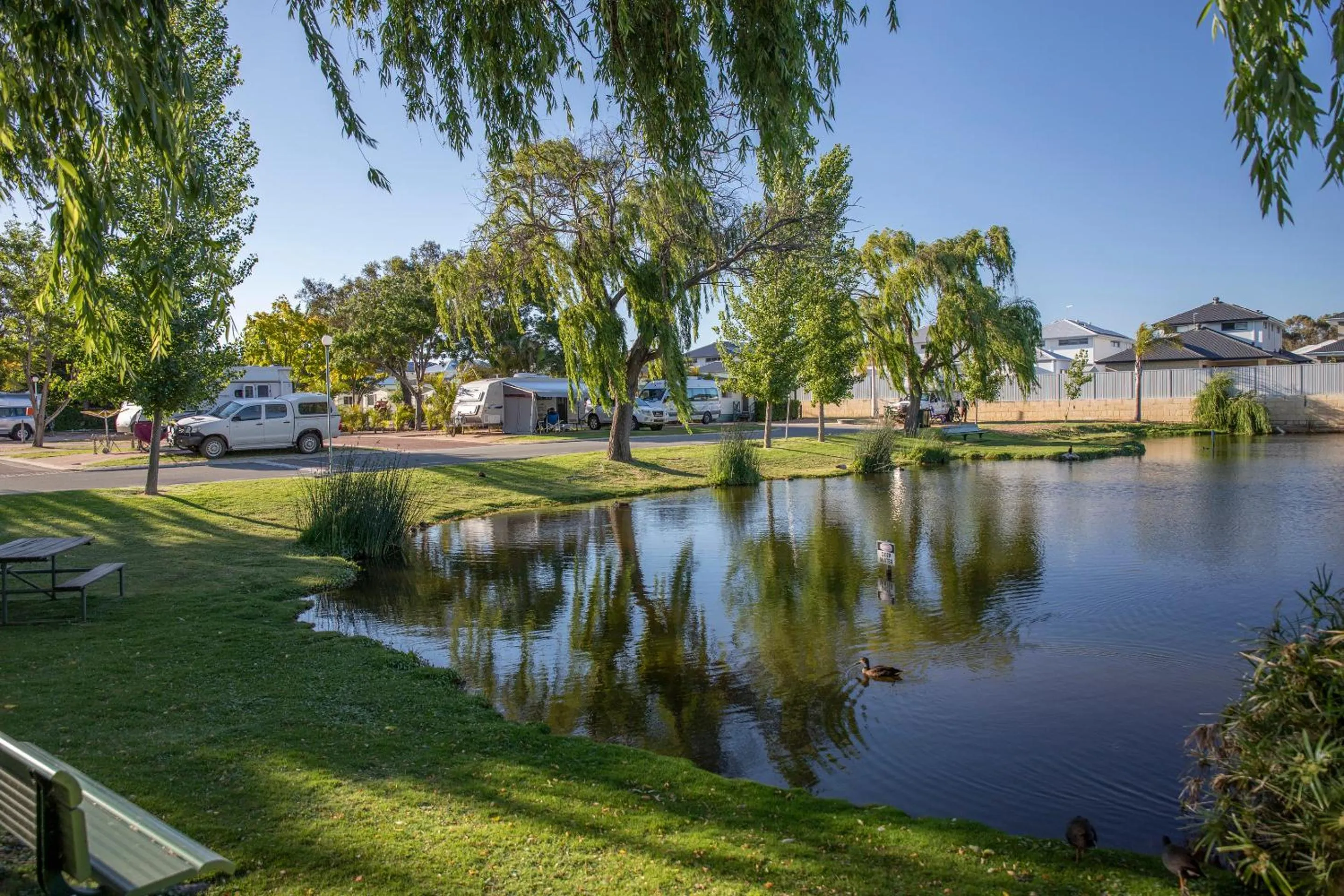 Lake view in Karrinyup Waters Resort