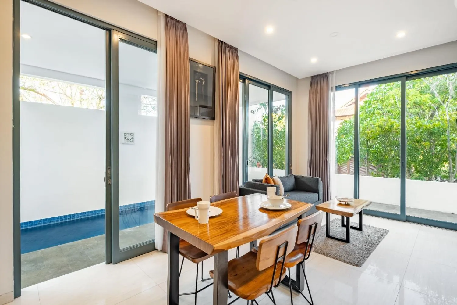 Living room in Cove Villa Prana