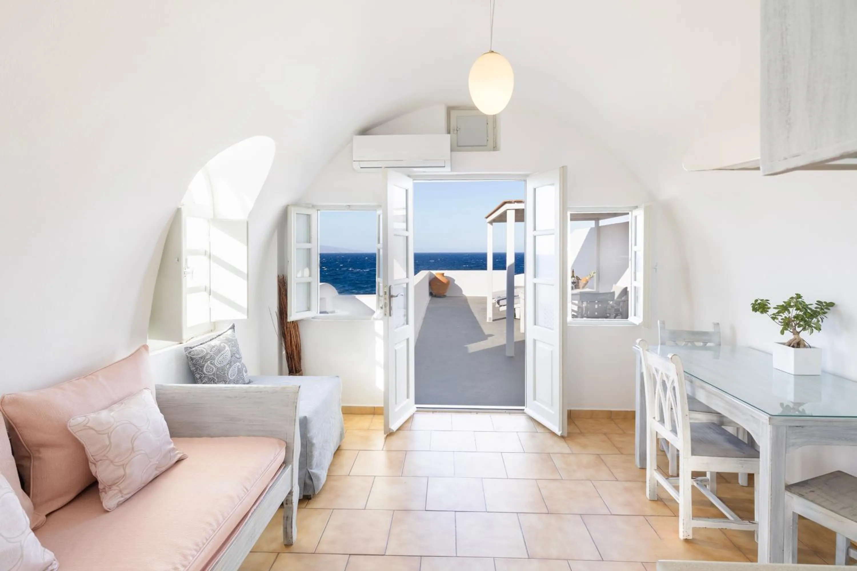 Sea view in Vrachia Studios & Apartments