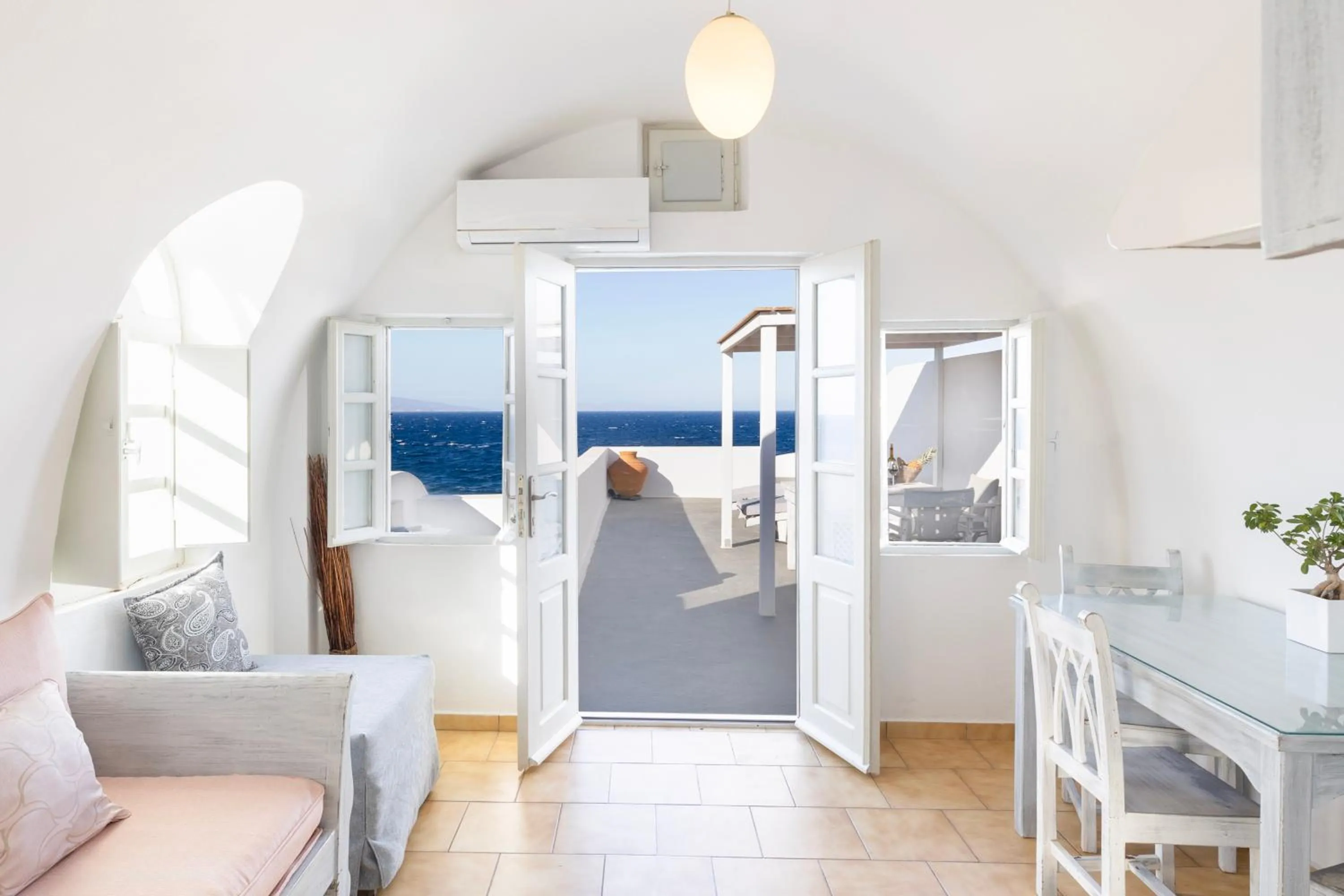 Sea view in Vrachia Studios & Apartments