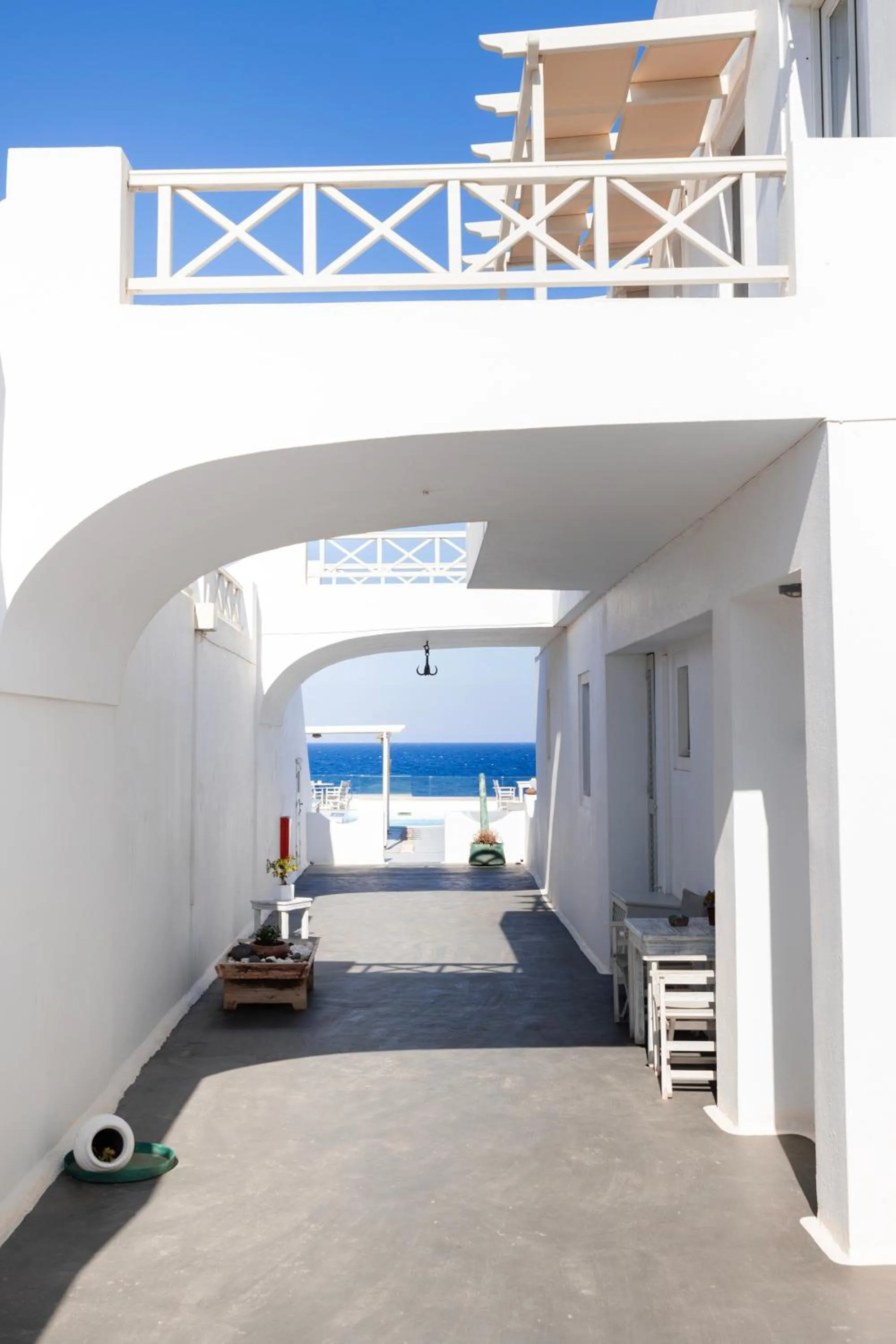 Patio in Vrachia Studios & Apartments