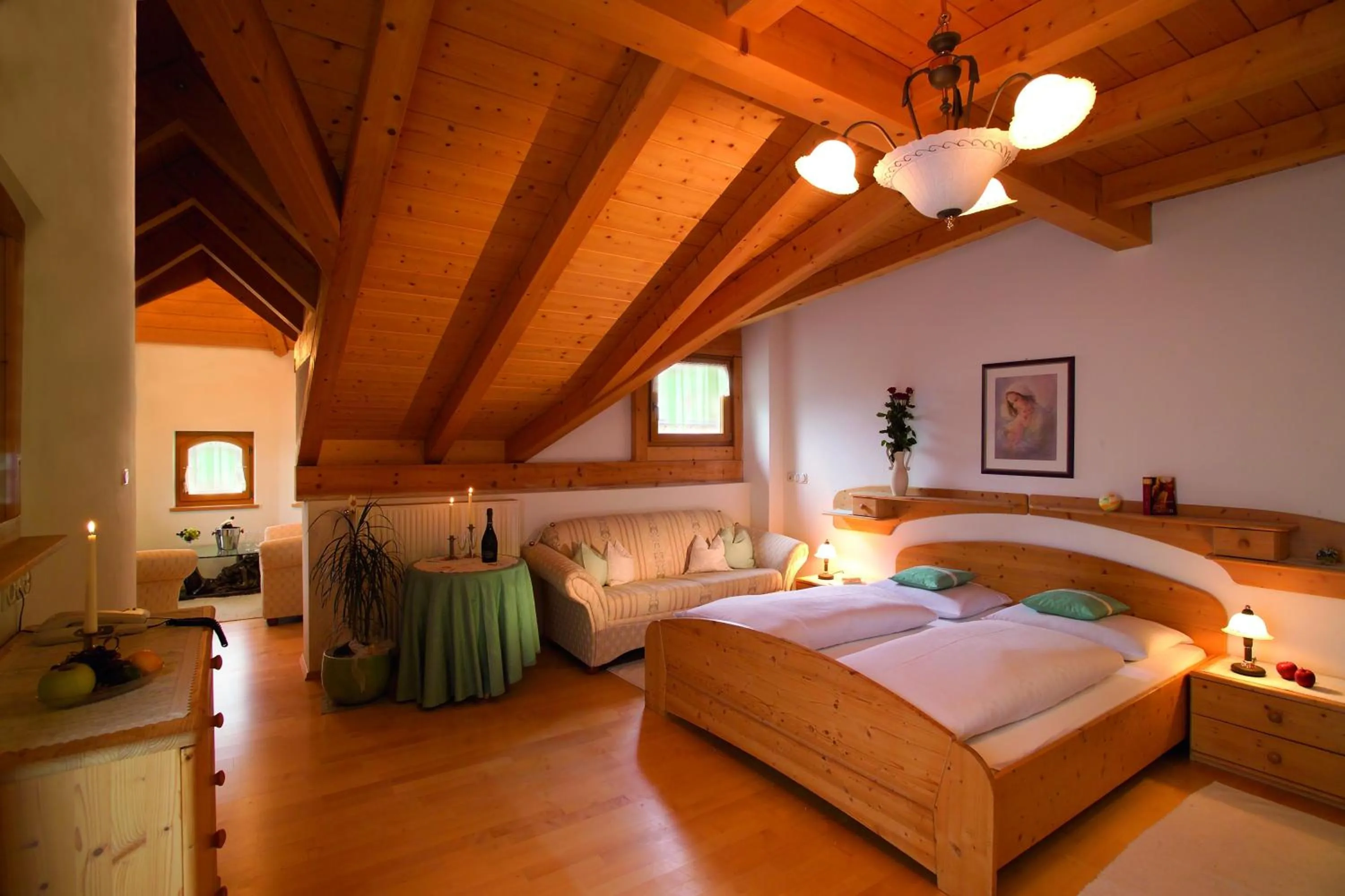 Photo of the whole room, Bed in Berglandhotel Untertheimerhof