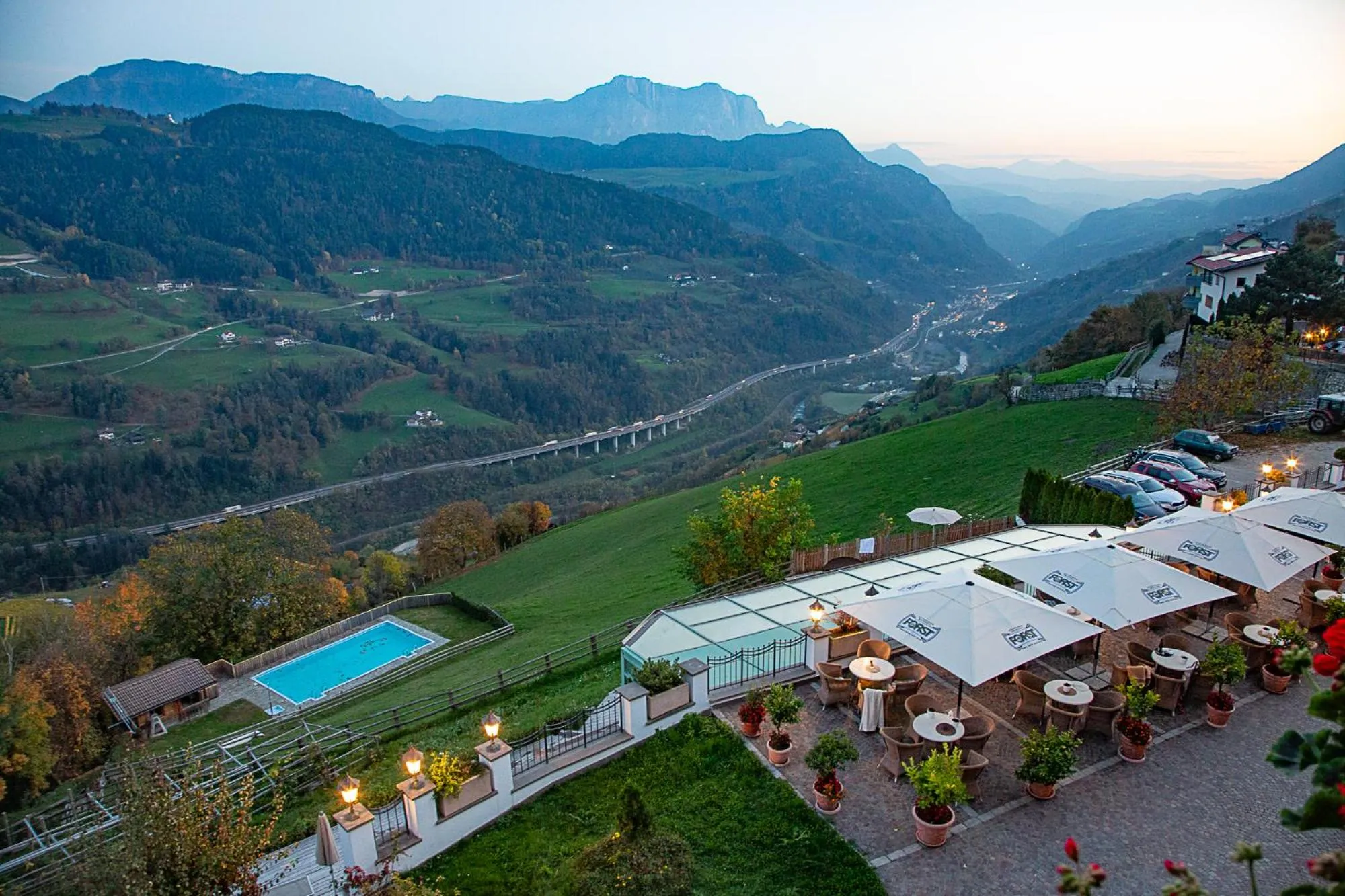 View (from property/room) in Berglandhotel Untertheimerhof