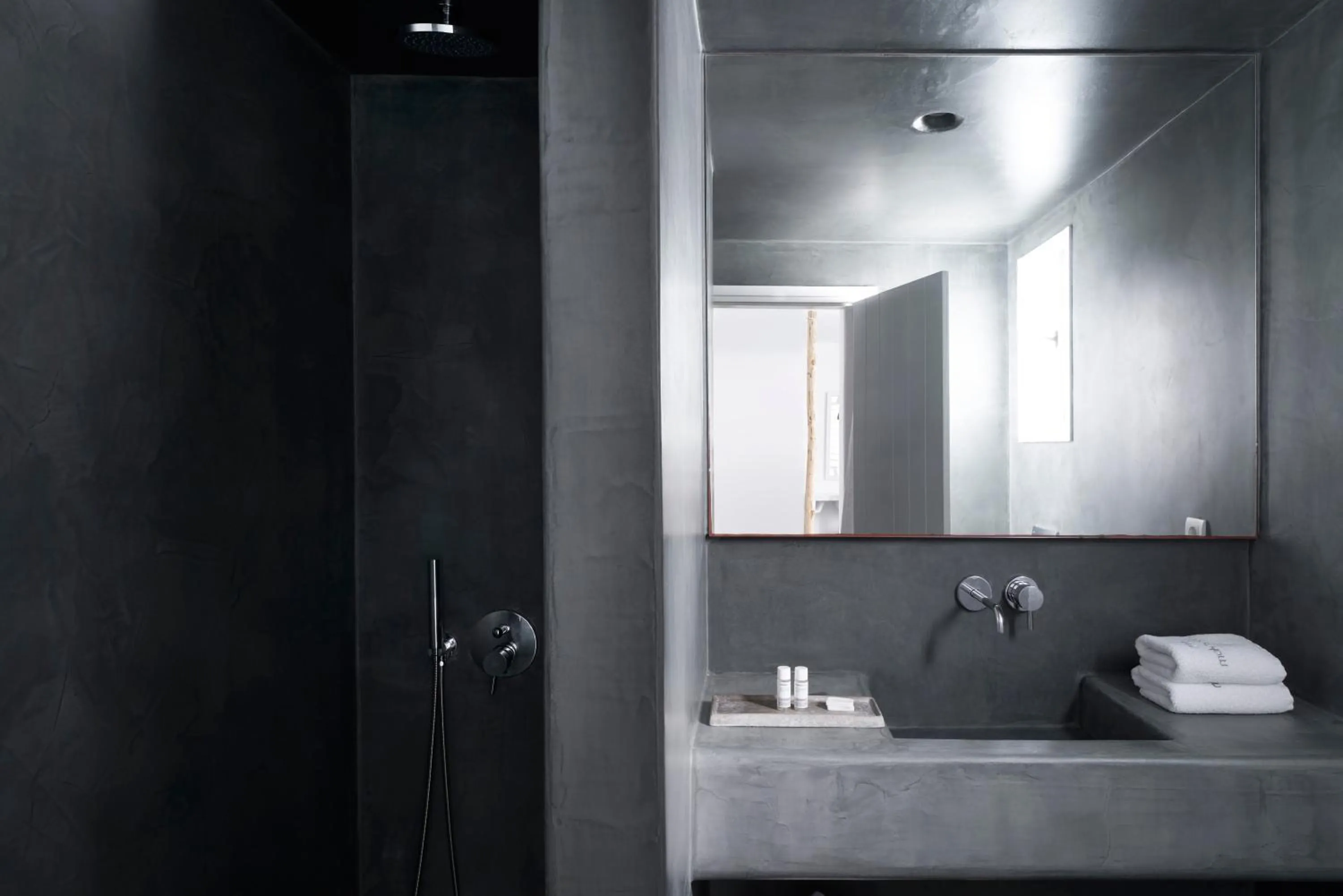 Bathroom in Makris Beach Hotel