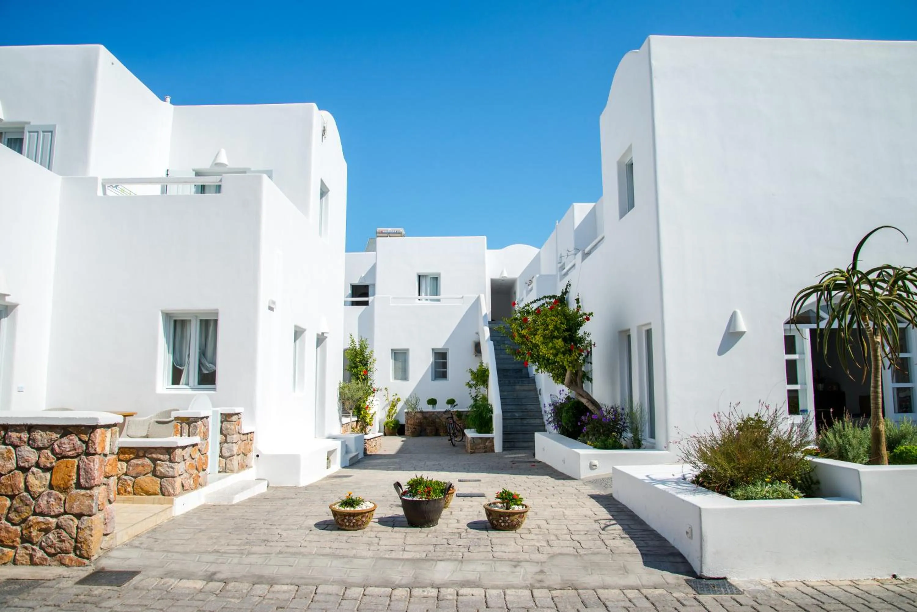 Facade/entrance in Makris Beach Hotel