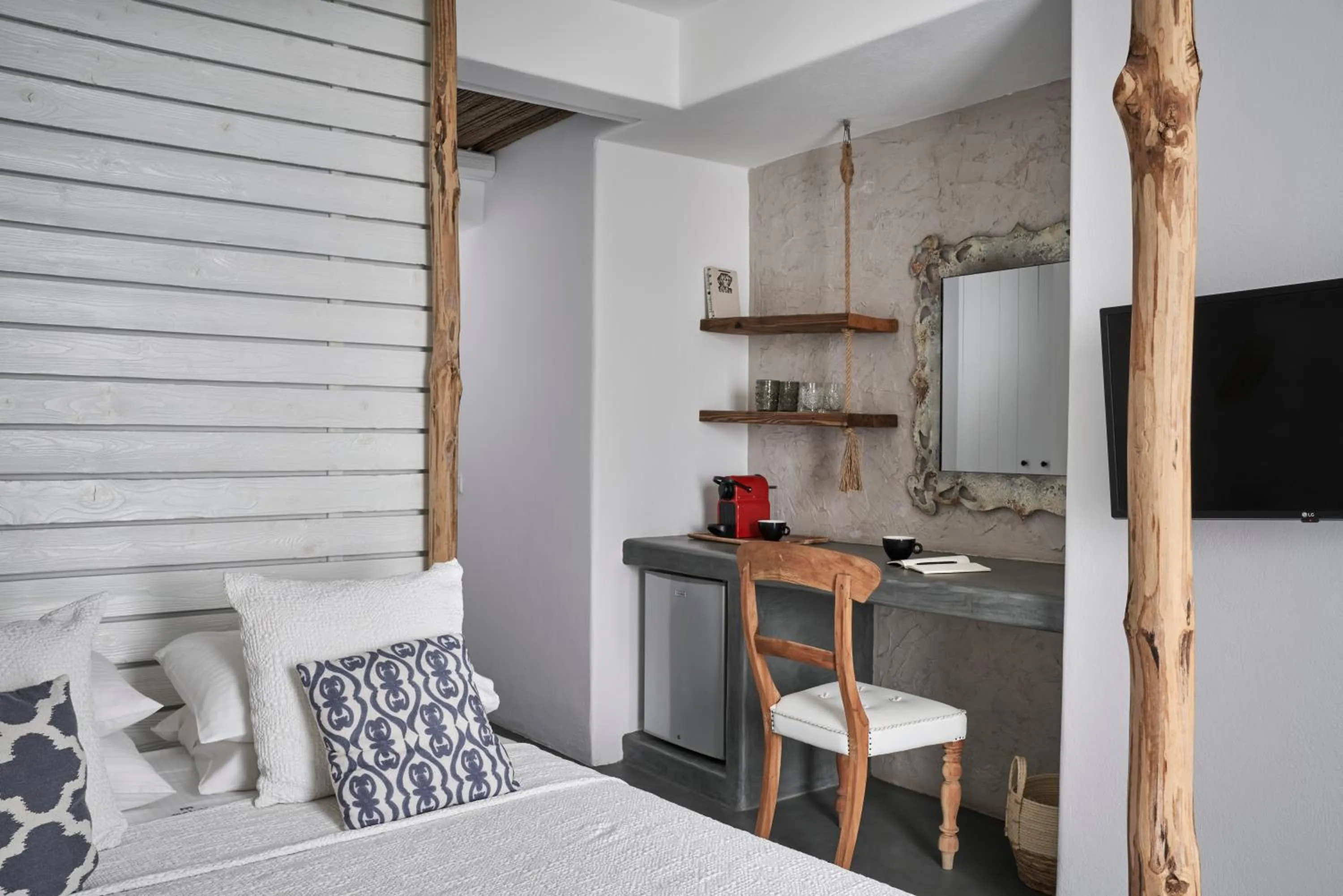 Bedroom in Makris Beach Hotel