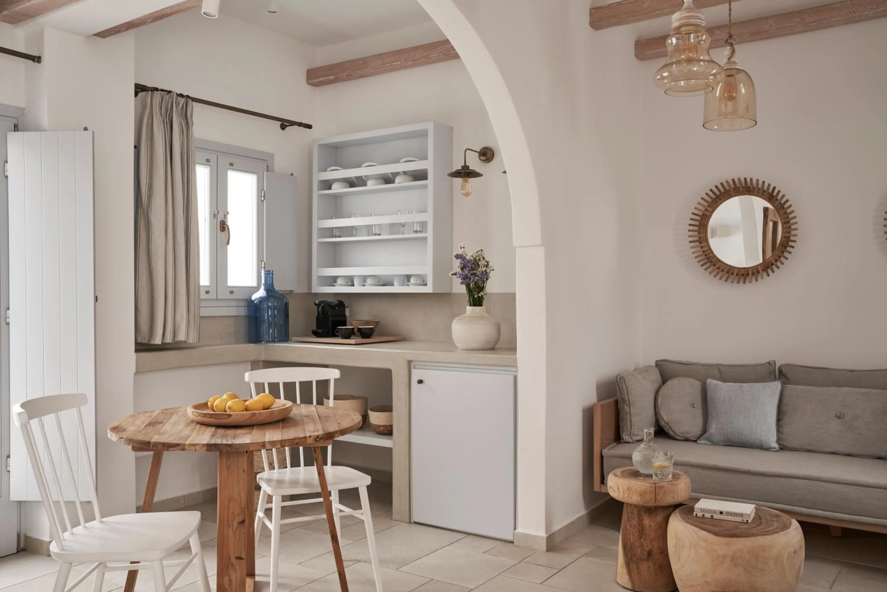 kitchen in Makris Beach Hotel