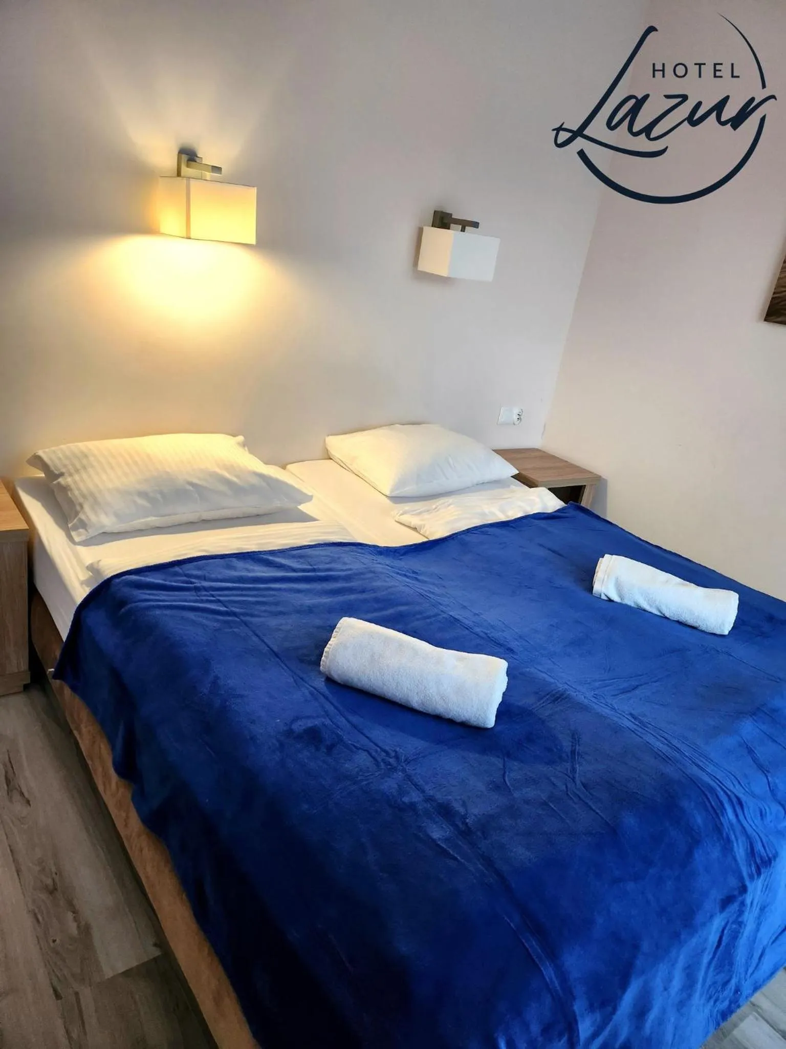 Bed in Lazur Apartamenty