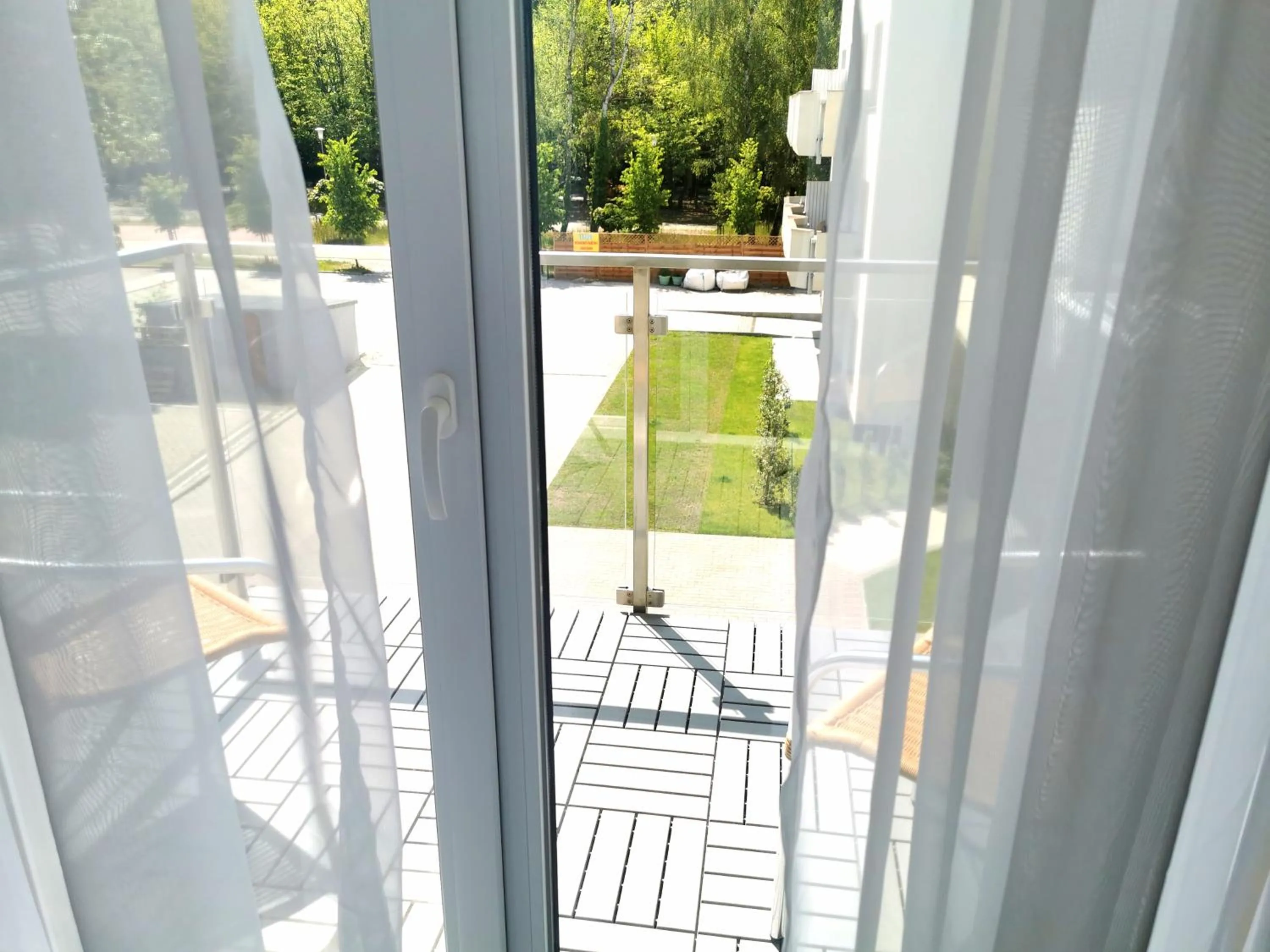 Balcony/Terrace in Lazur Apartamenty