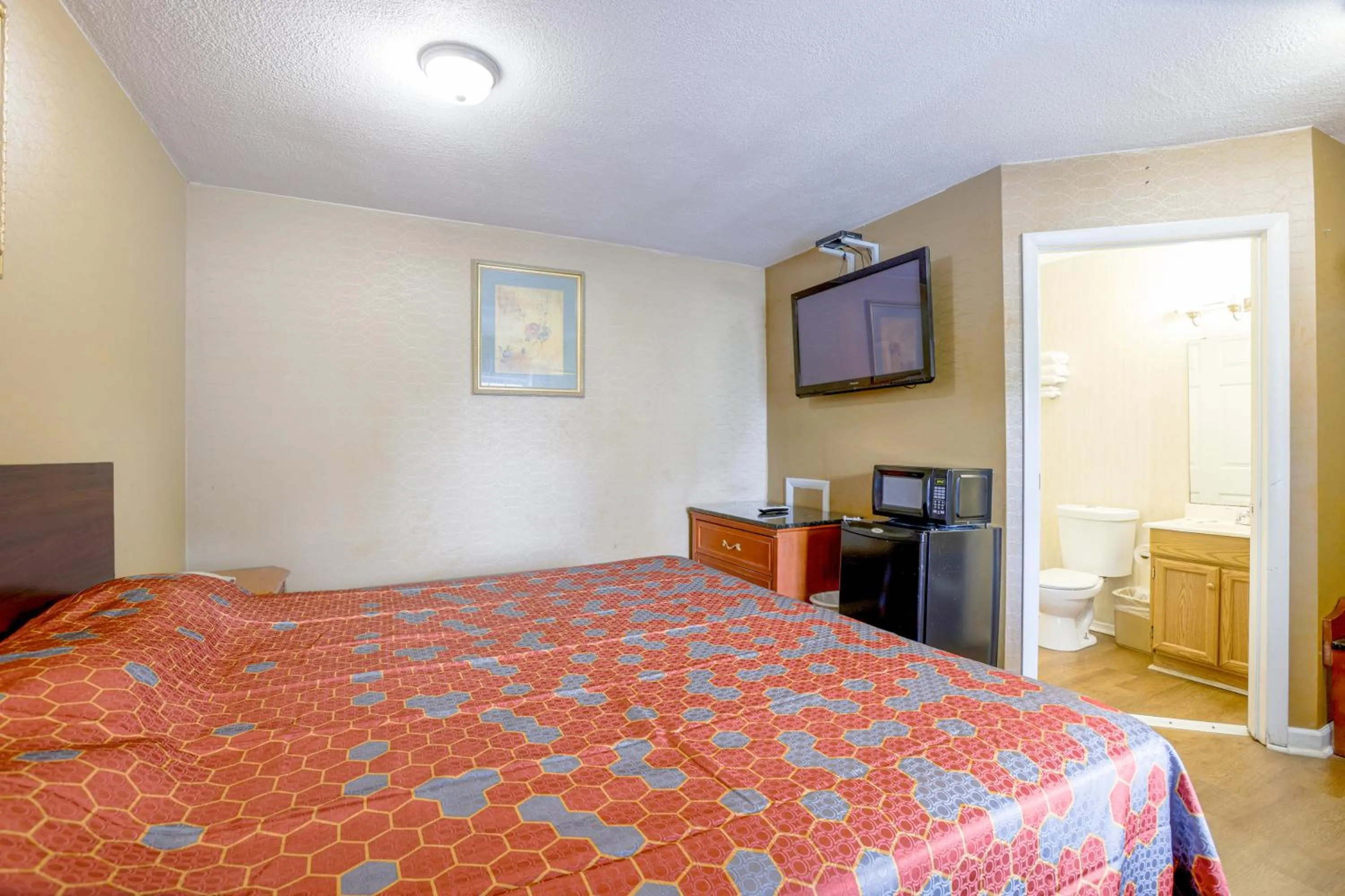 Bedroom in Dutch Motel Palmyra