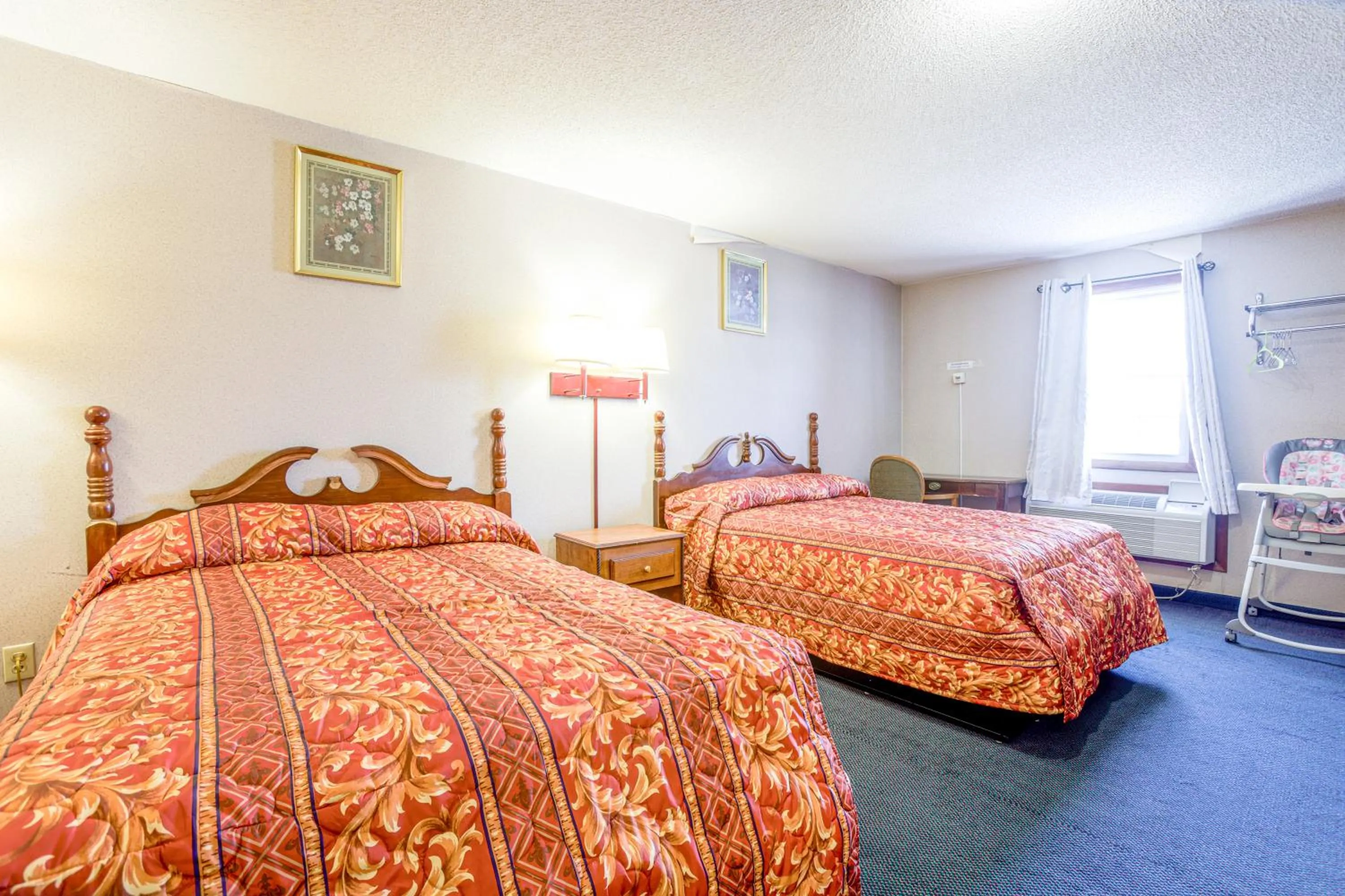 Bedroom in Dutch Motel Palmyra