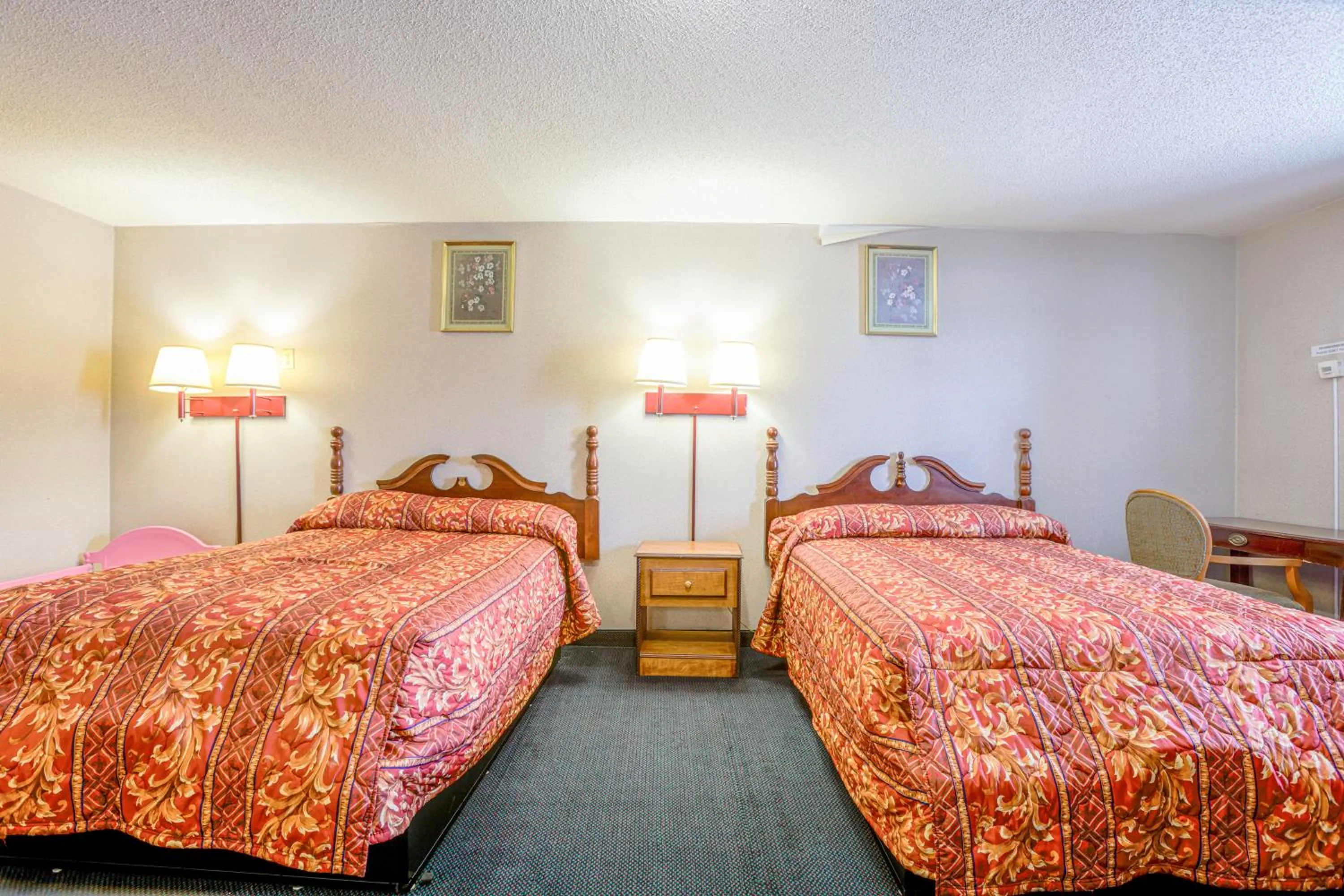 Bedroom in Dutch Motel Palmyra