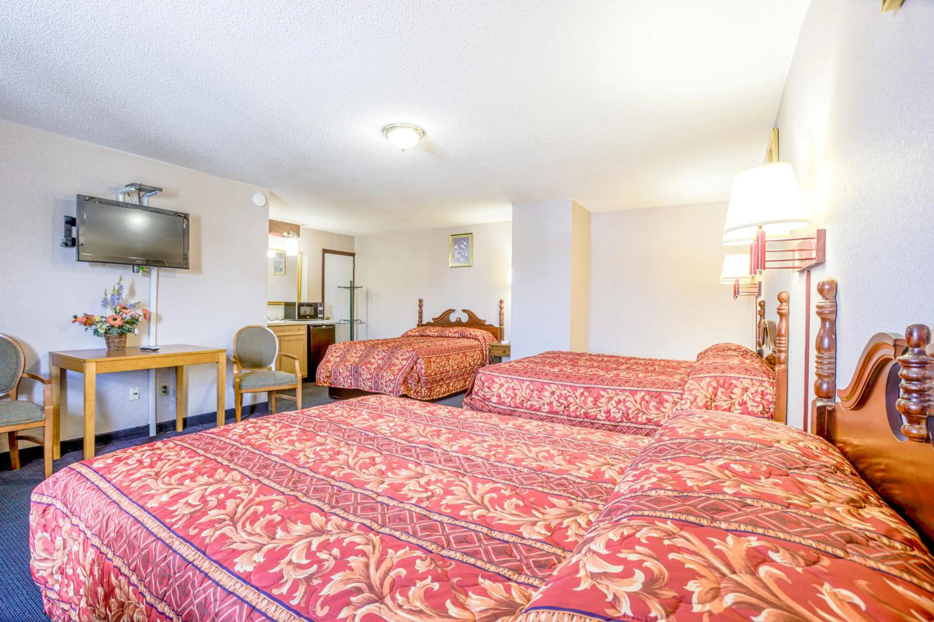 Bedroom in Dutch Motel Palmyra