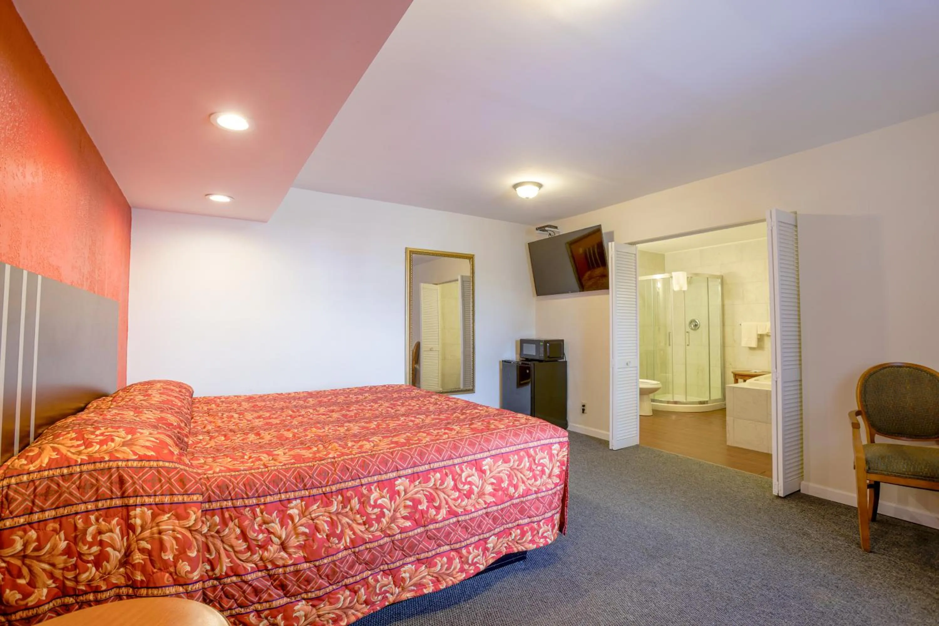 Bedroom in Dutch Motel Palmyra