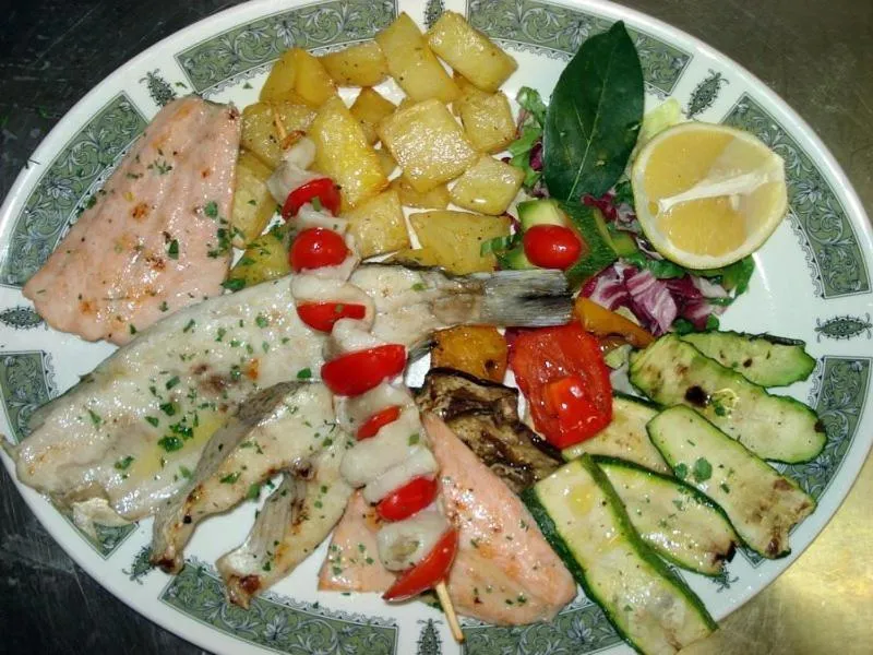 Food close-up in Lago Maggiore