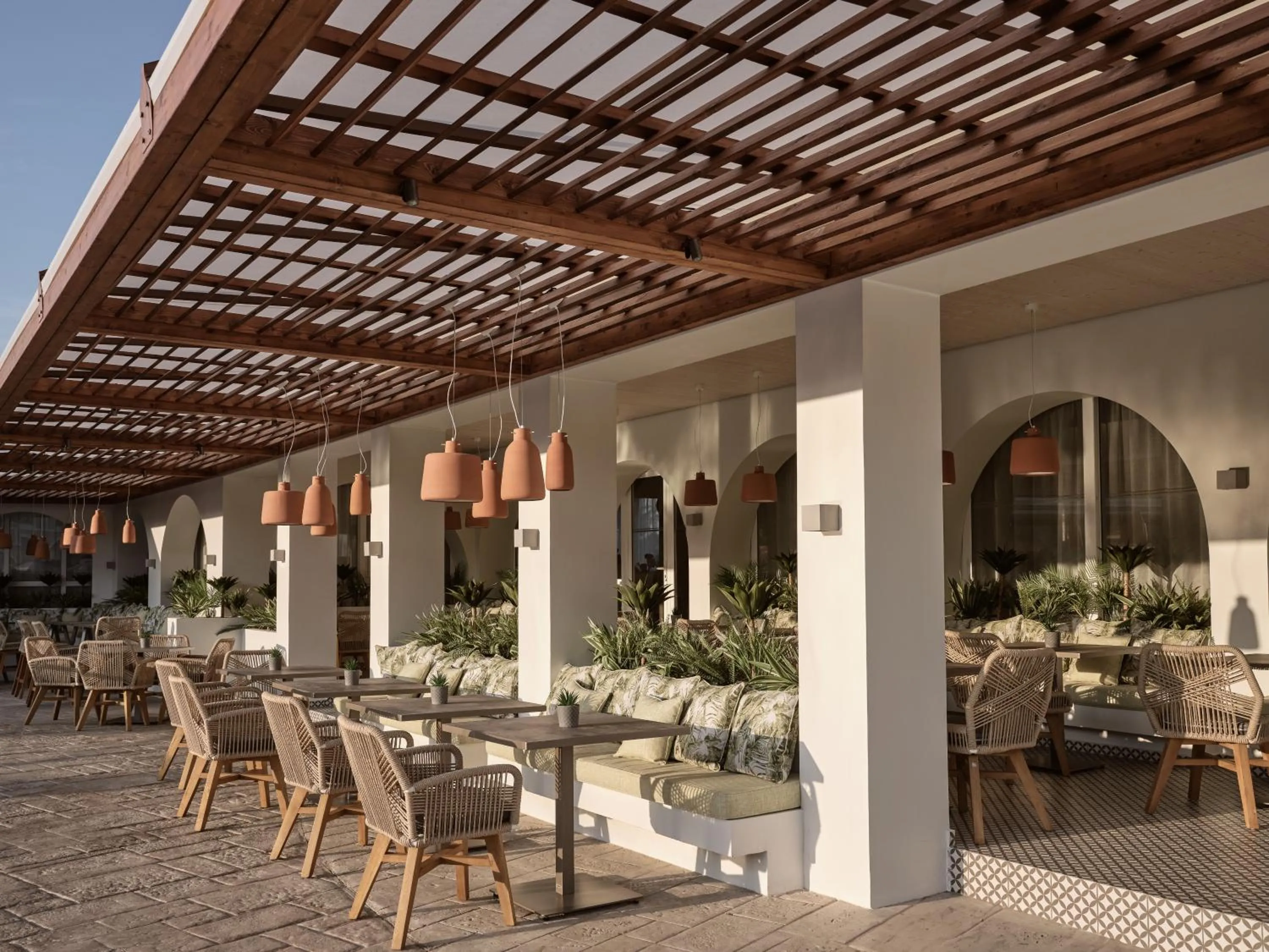 Patio in Marelen Hotel Zakynthos