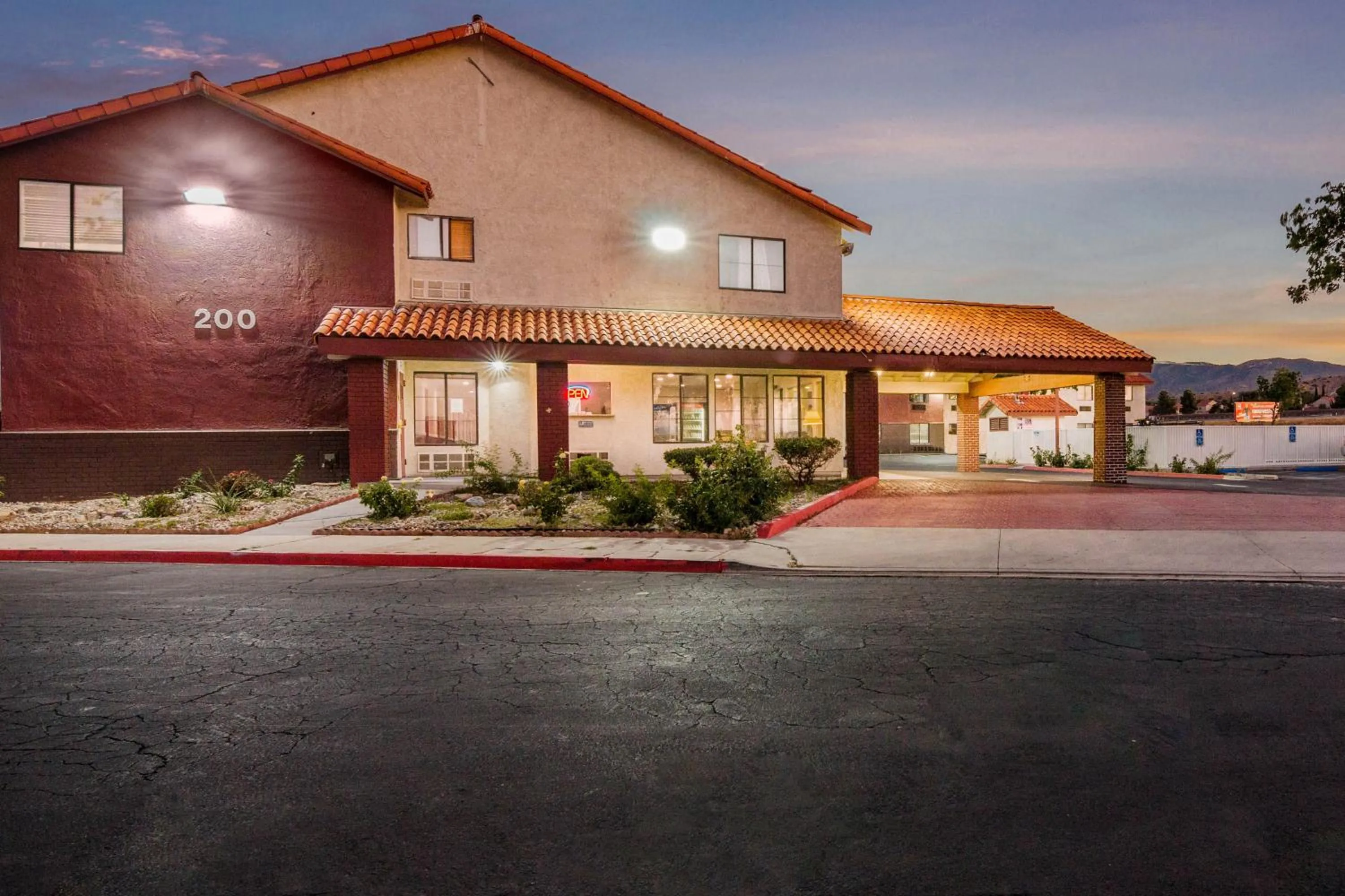 Property building in Red Roof Inn Palmdale - Lancaster