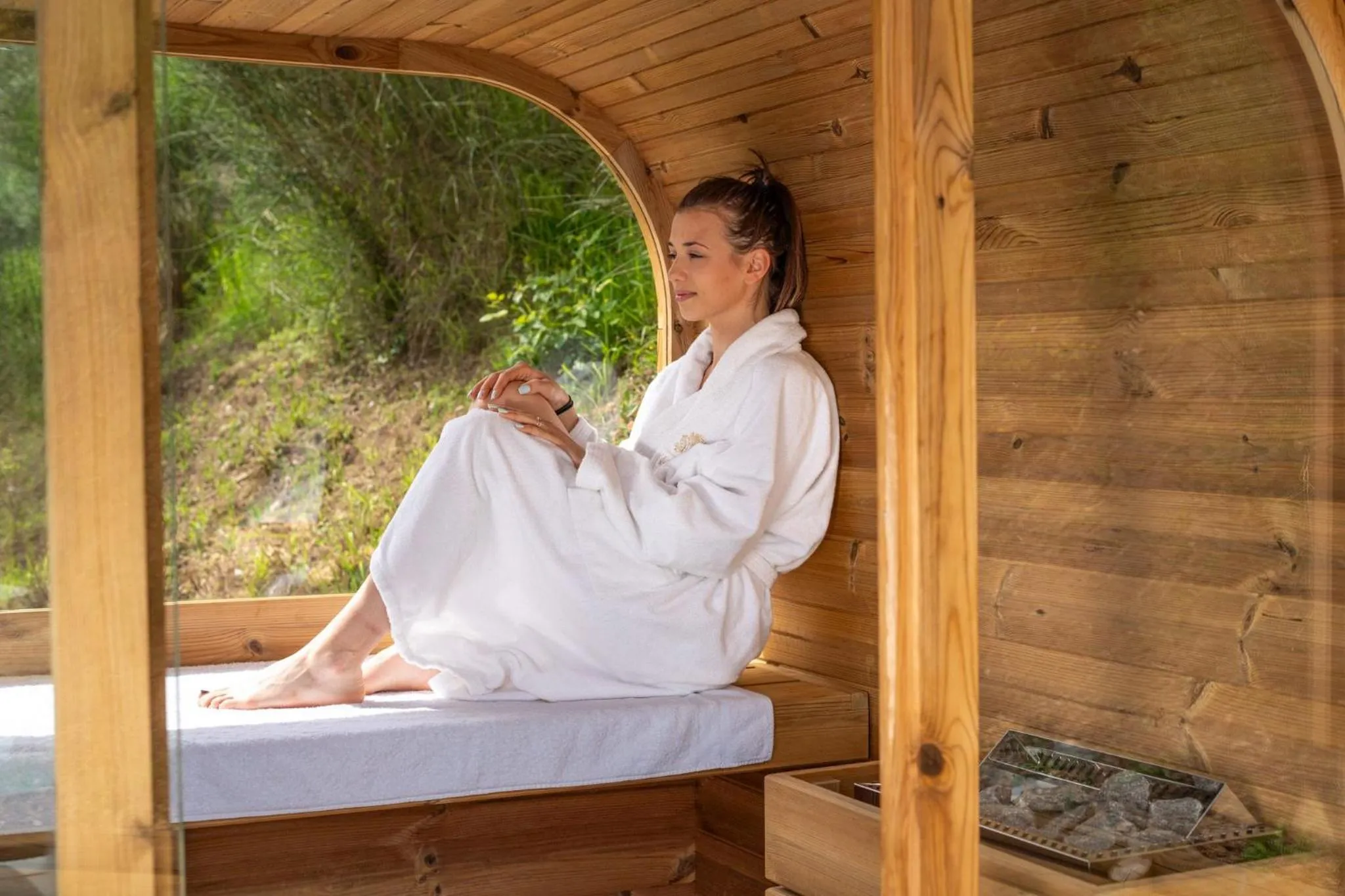 Sauna in Relais Le Macine Di Stigliano