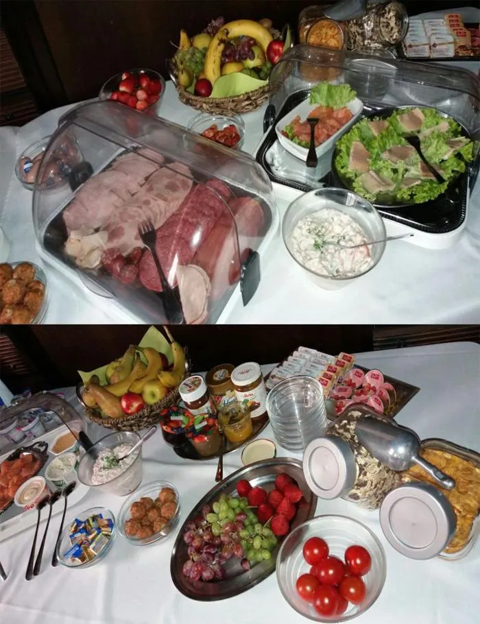 Breakfast in Gasthof Gruner Baum