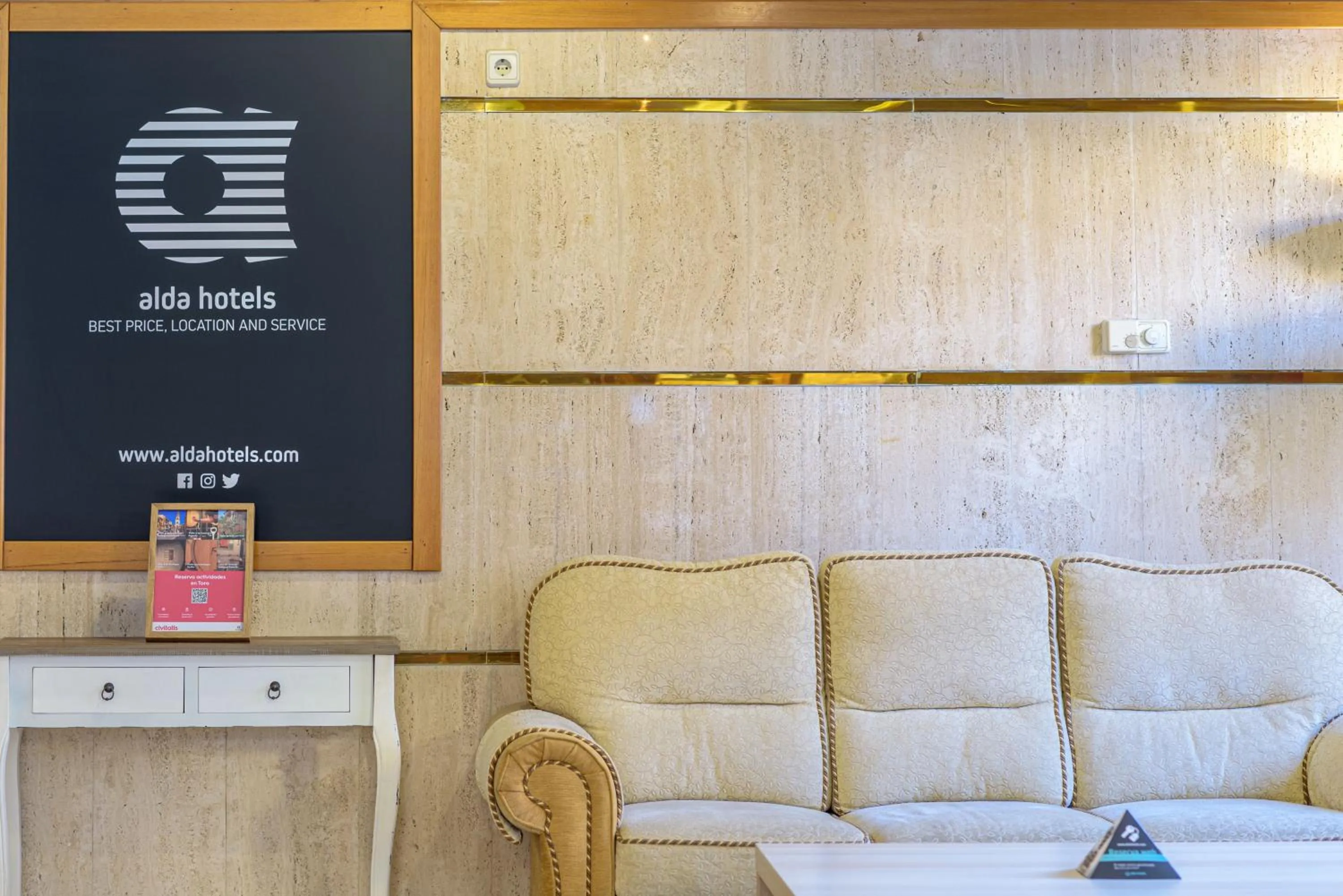 Lobby or reception in Hotel Alda Ciudad de Toro