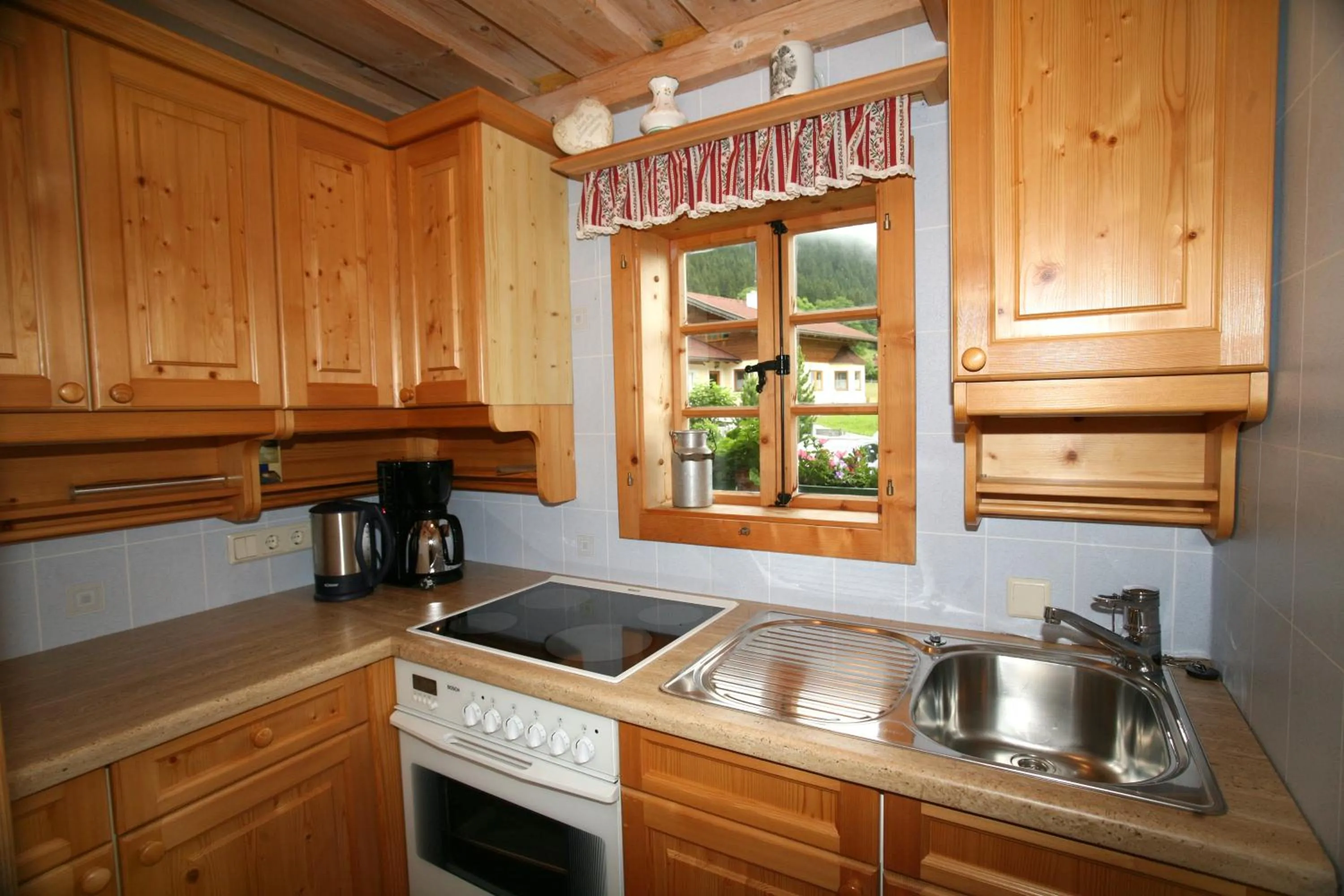 Kitchen or kitchenette in Ferienhaus Abendstille