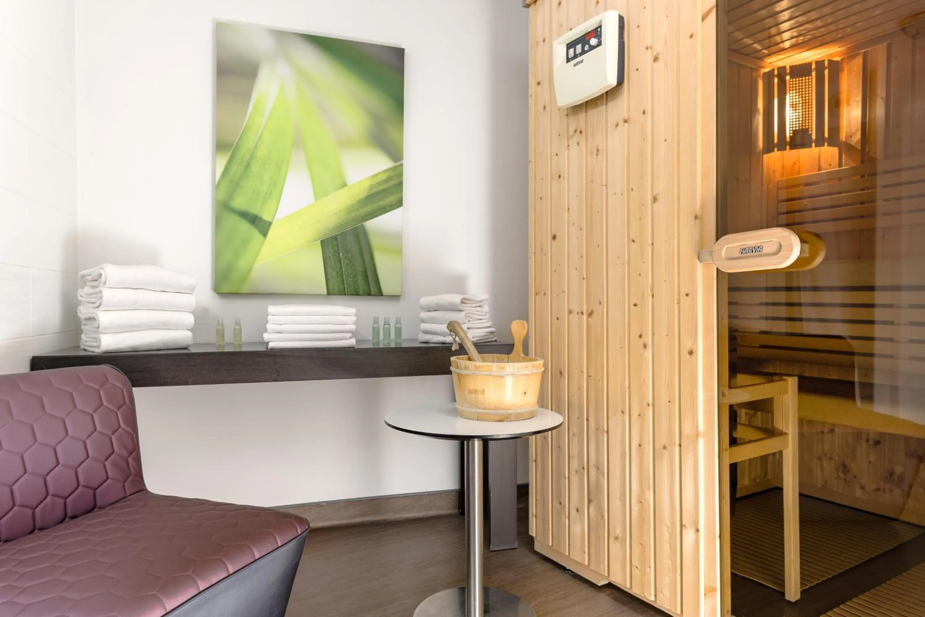 Sauna in Appart’hôtel Hevea